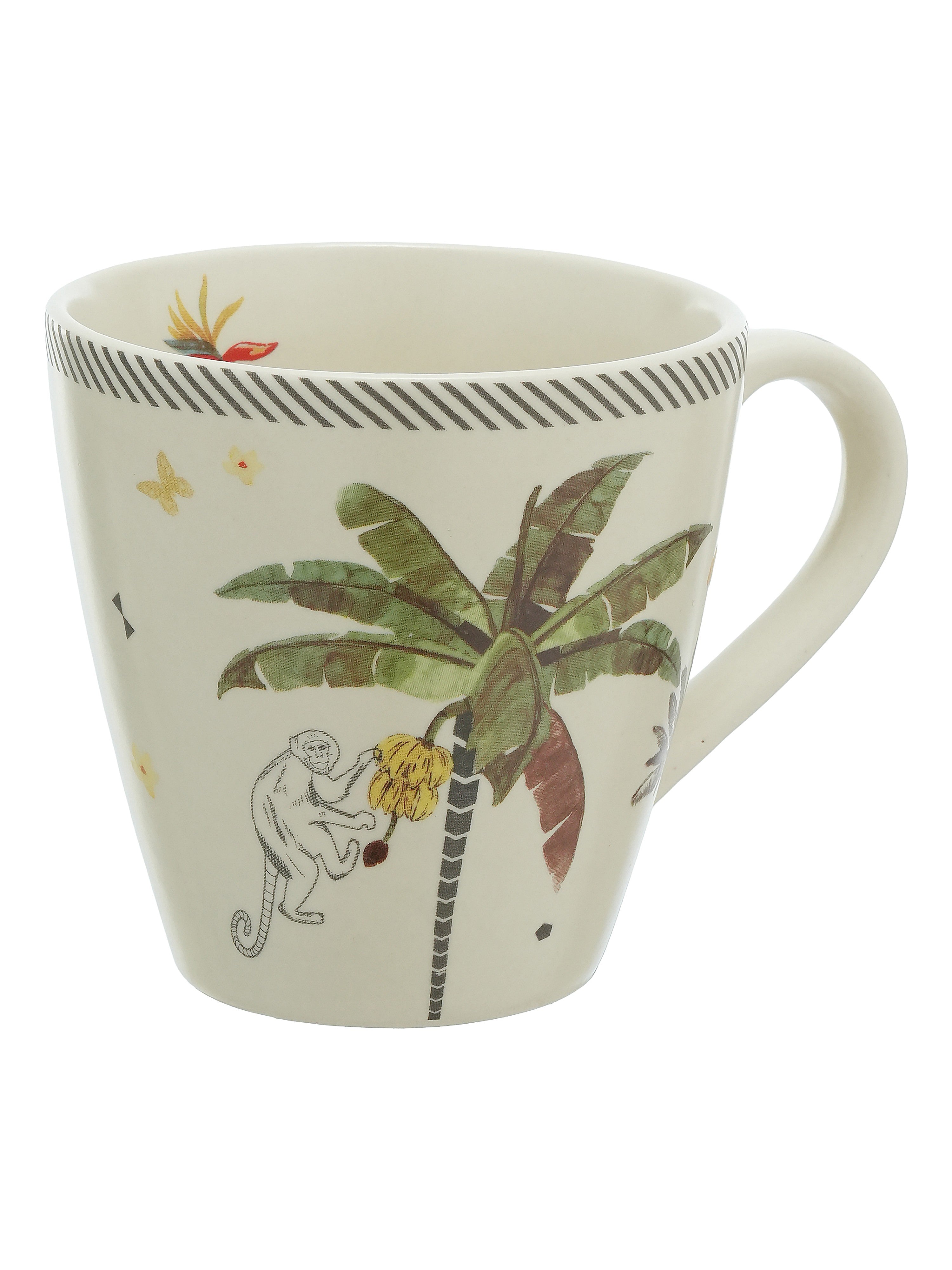 Tropical Mischief Porcelain Mugs (Pack of 2)