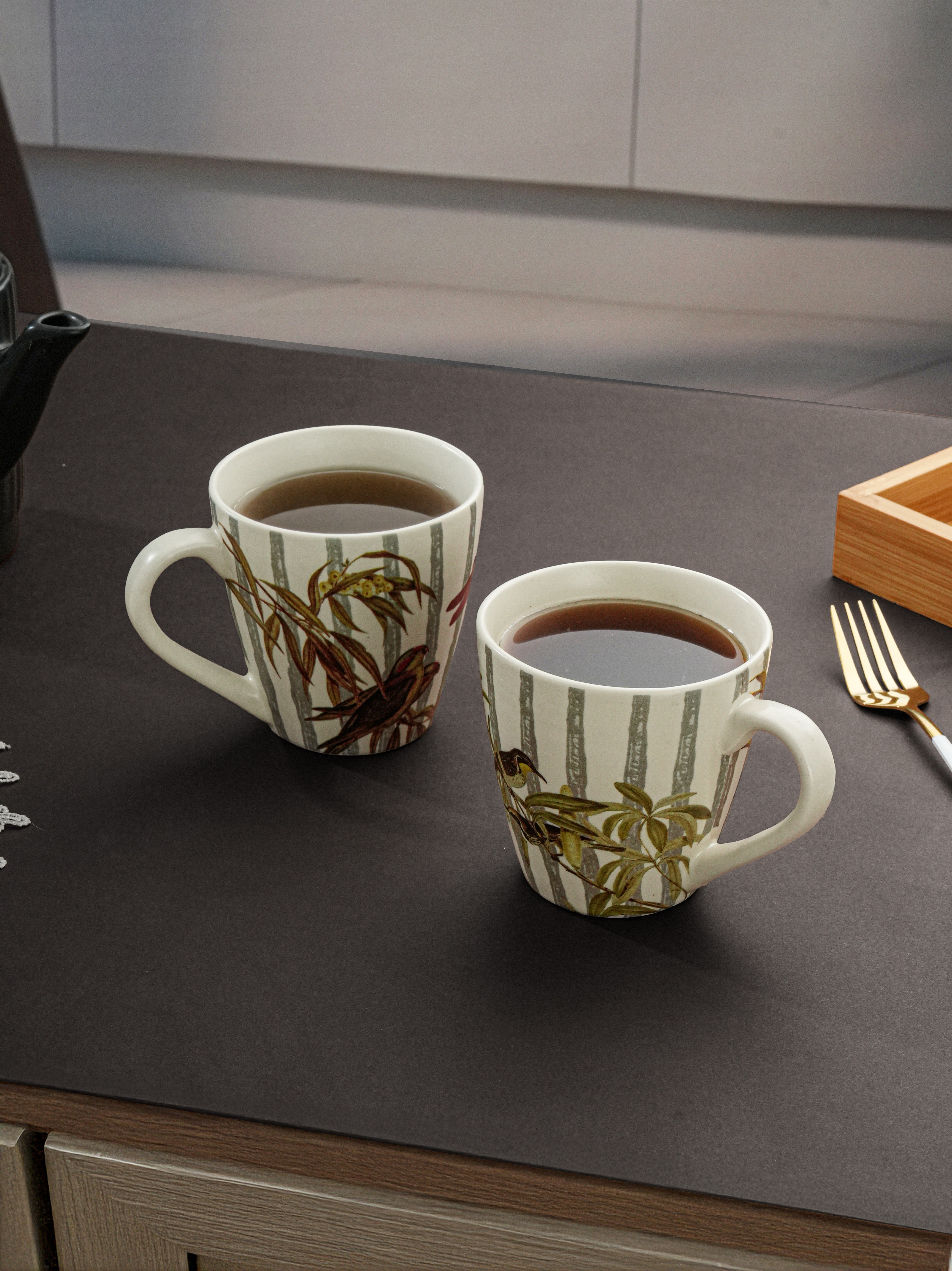 TropiLine Porcelain Mugs (Pack of 2)