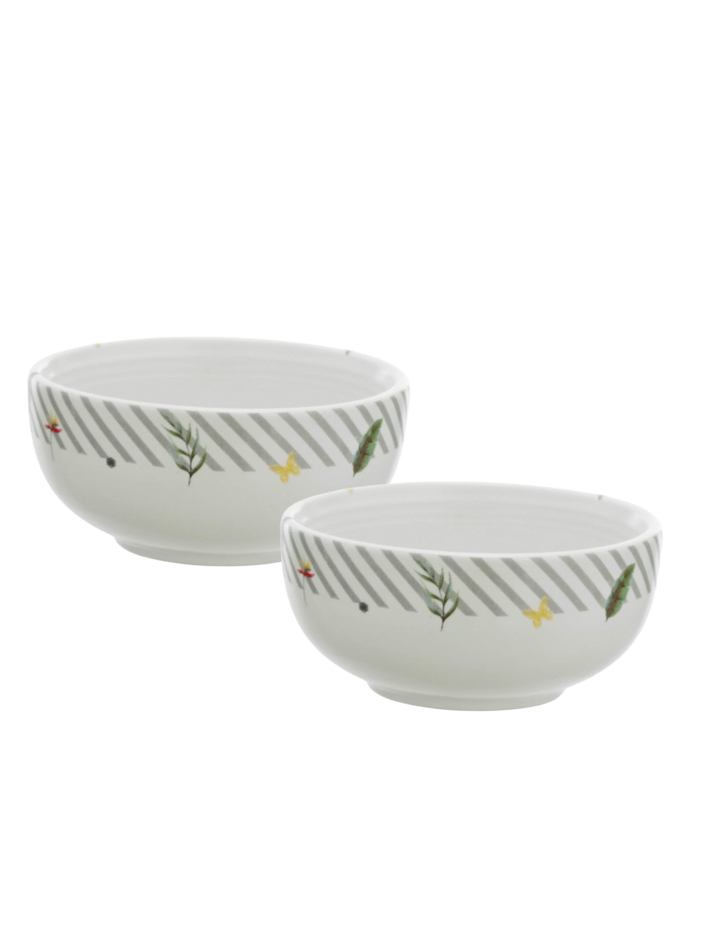 Tropical Mischief Porcelain Small Bowls (Pack of 2)