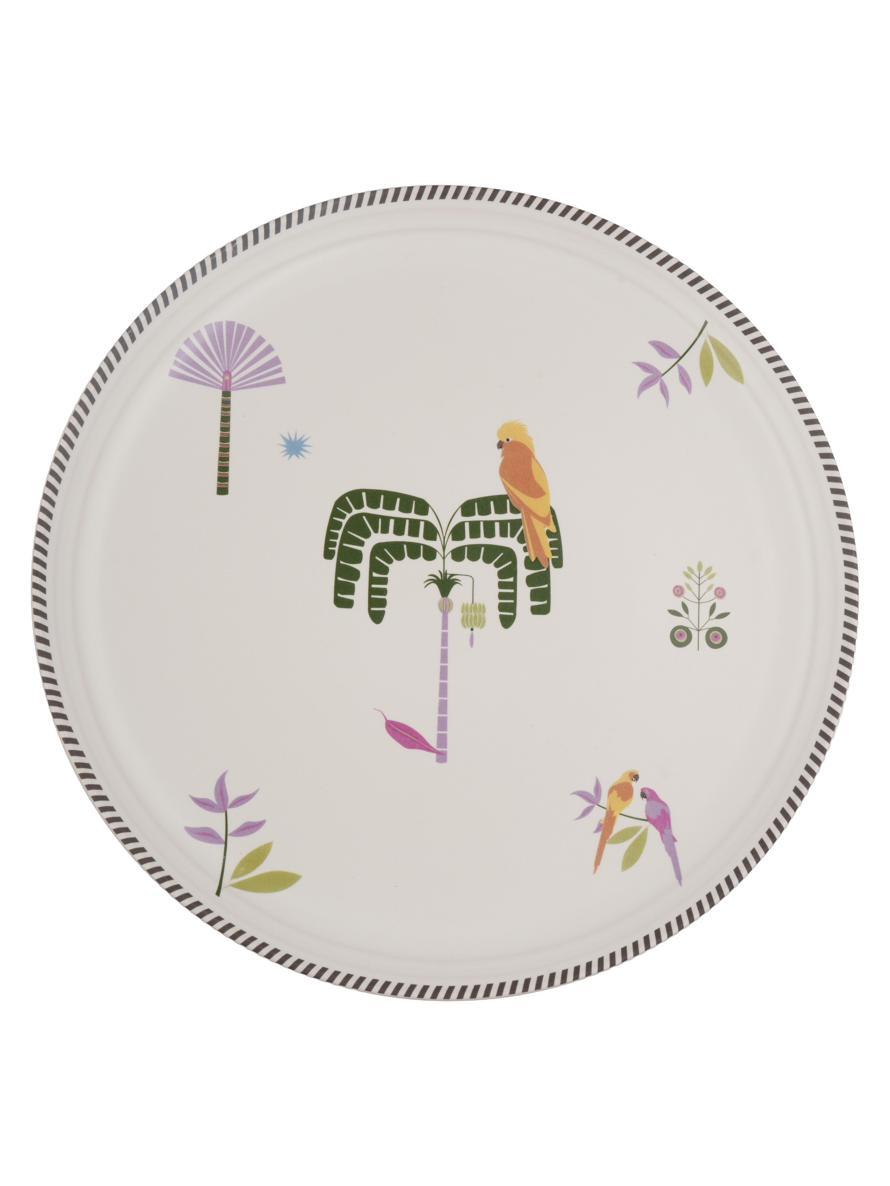Island Bloom Porcelain Dinner Plates