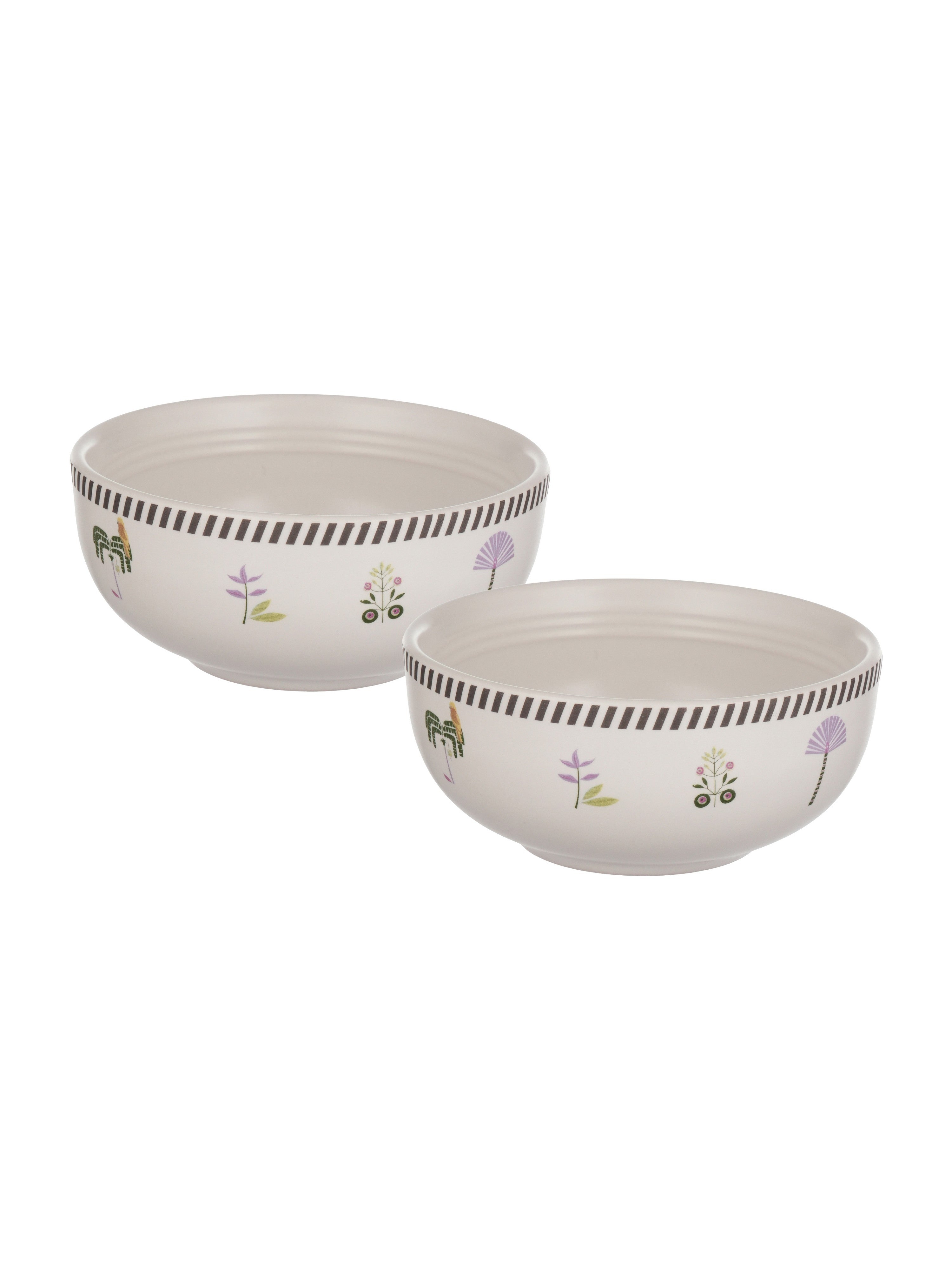 Island Bloom Porcelain Small Bowls
