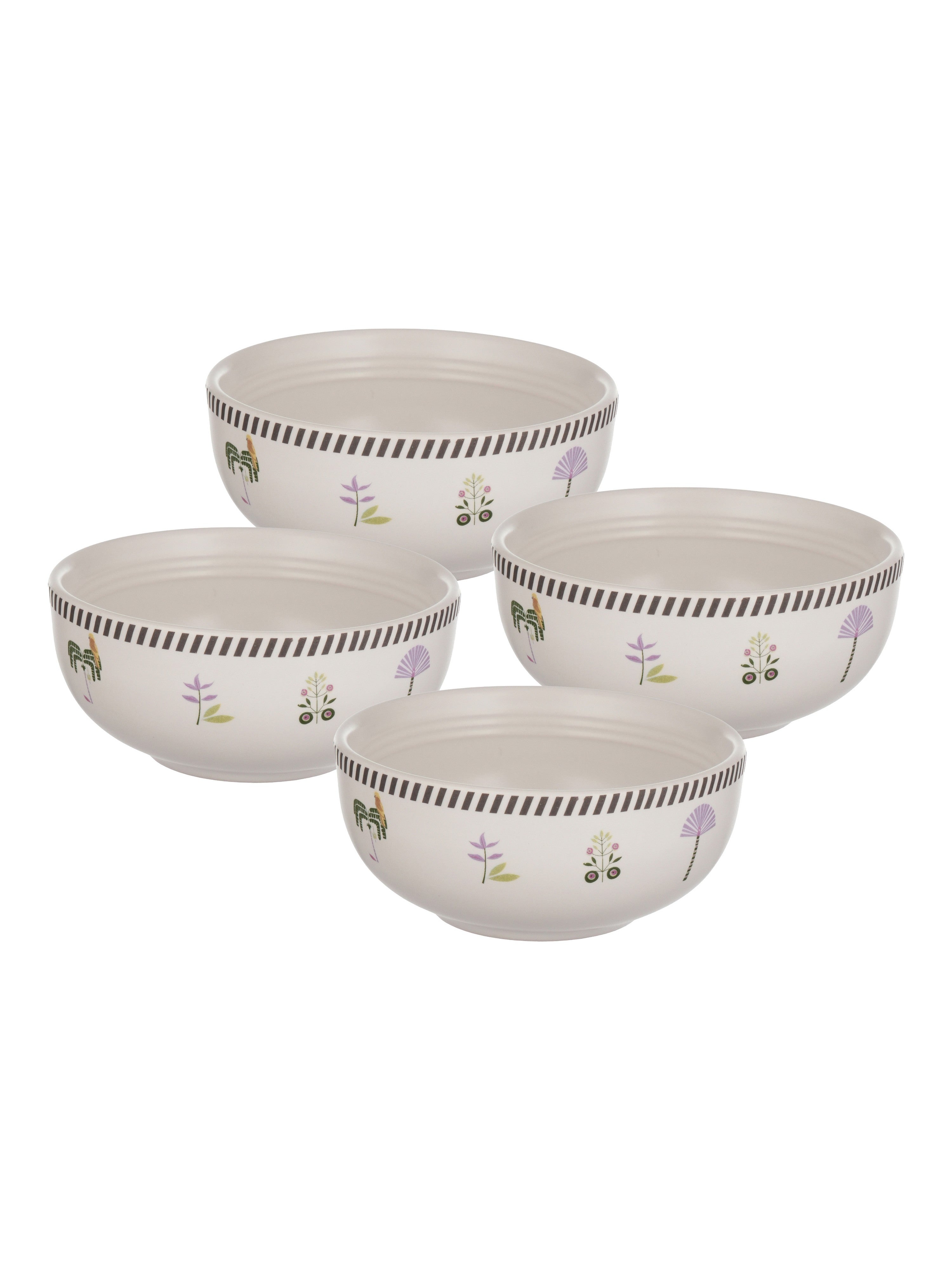 Island Bloom Porcelain Small Bowls