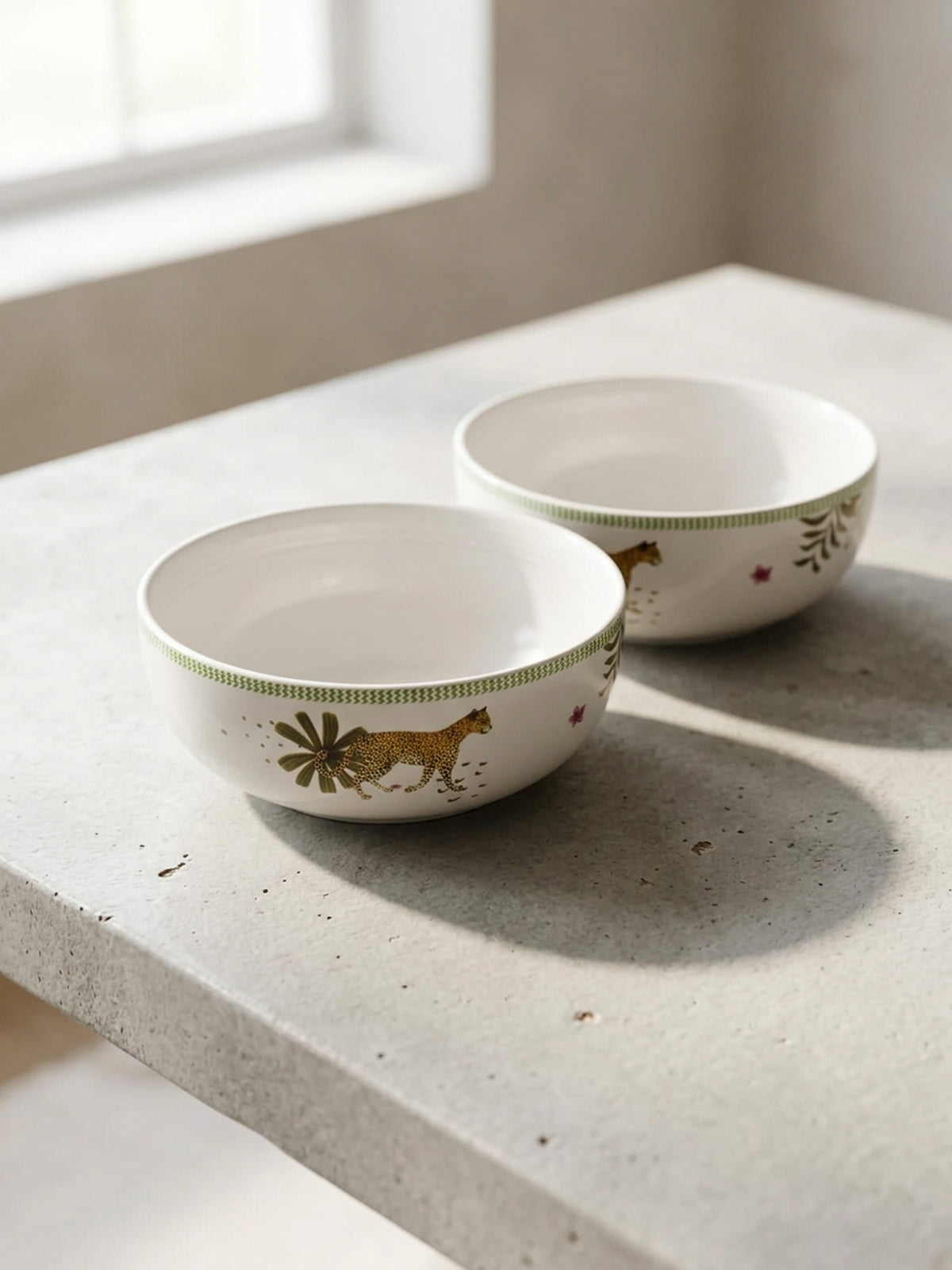 The Jungle Royale Porcelain Big Bowls
