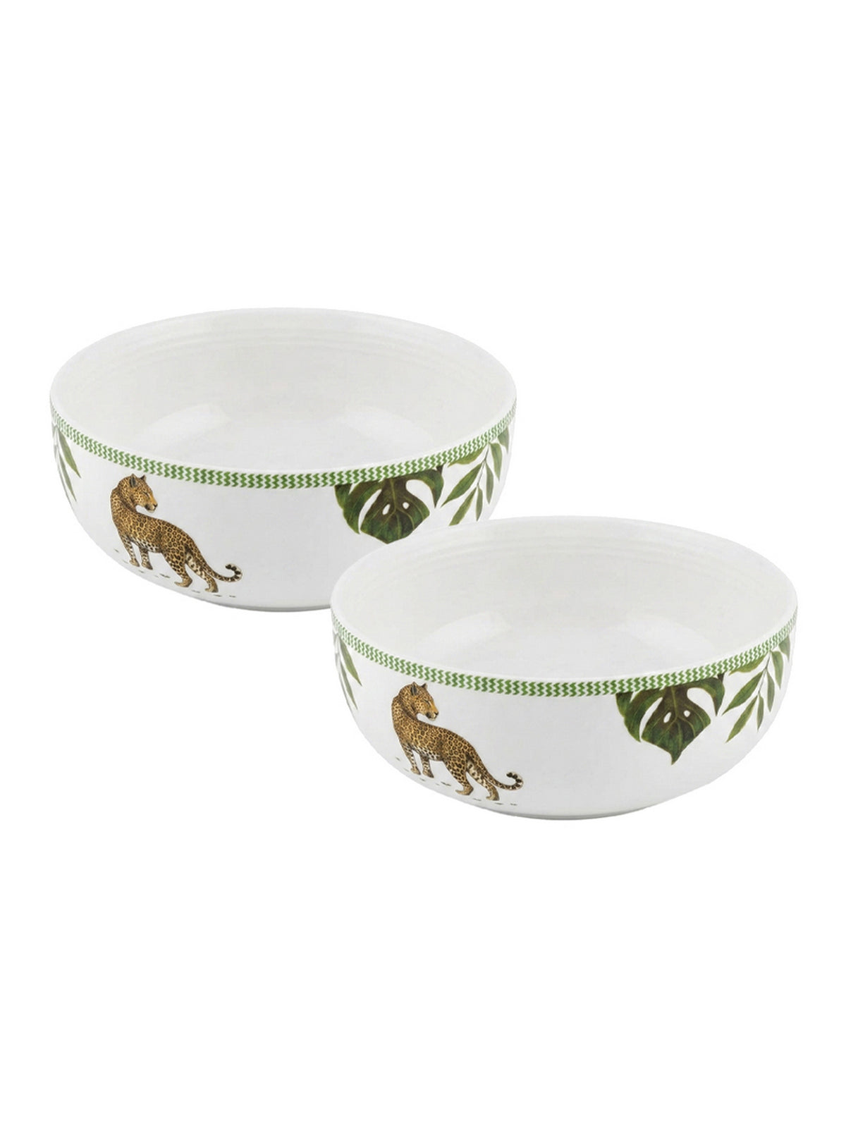The Jungle Royale Porcelain Big Bowls