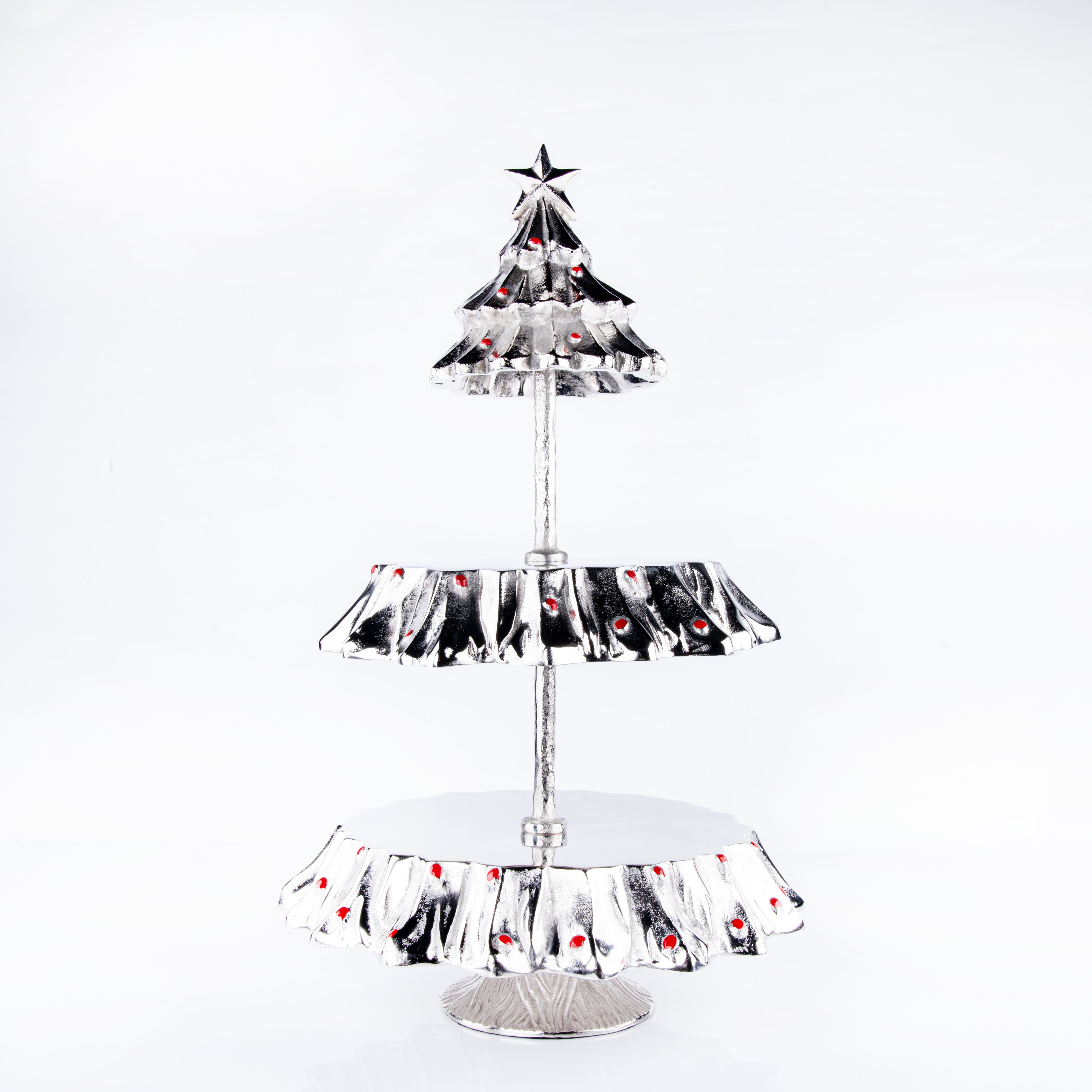 Merry Fir- Two Tiered Cake Stand