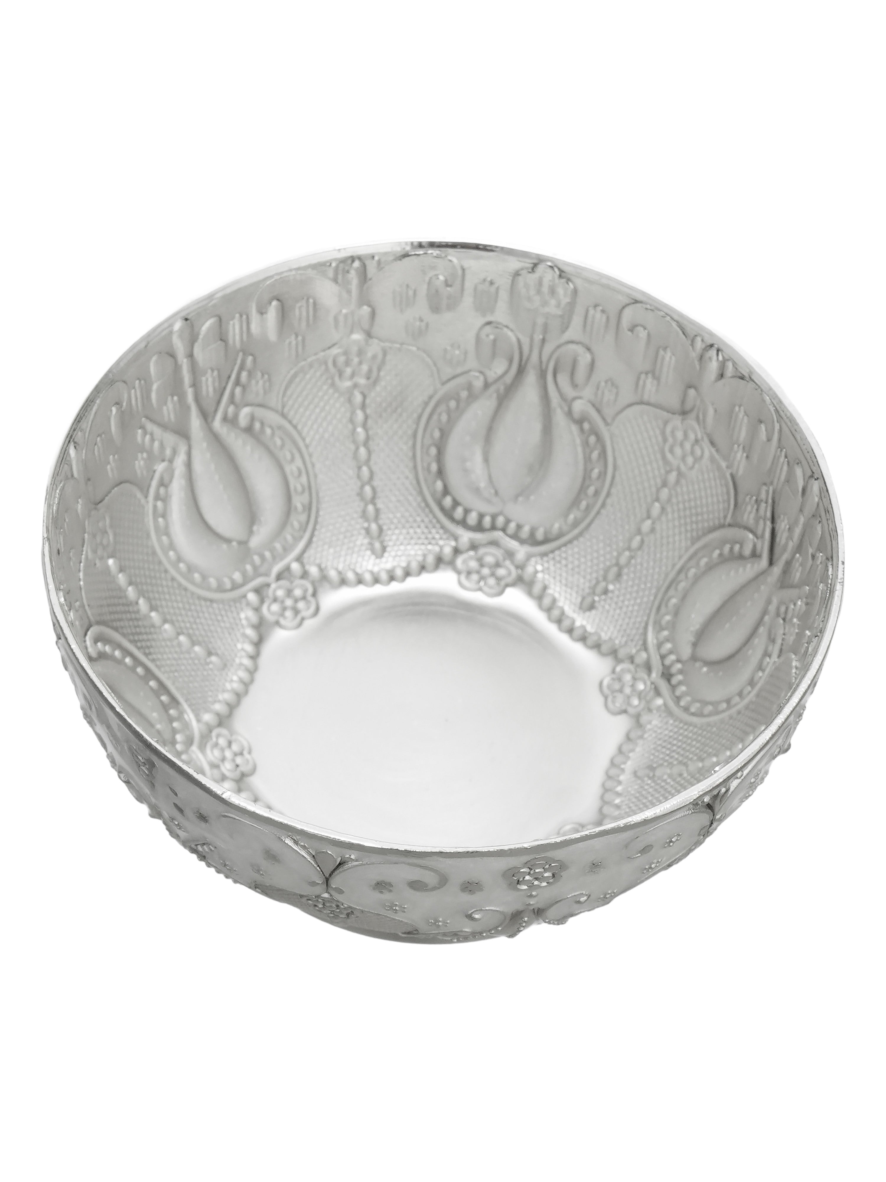 Anantya White Enamel Pooja Set