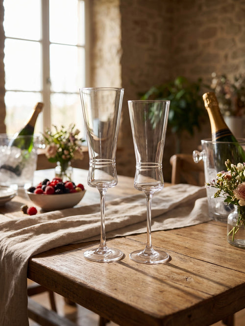 Aurora Ring Champagne Glass