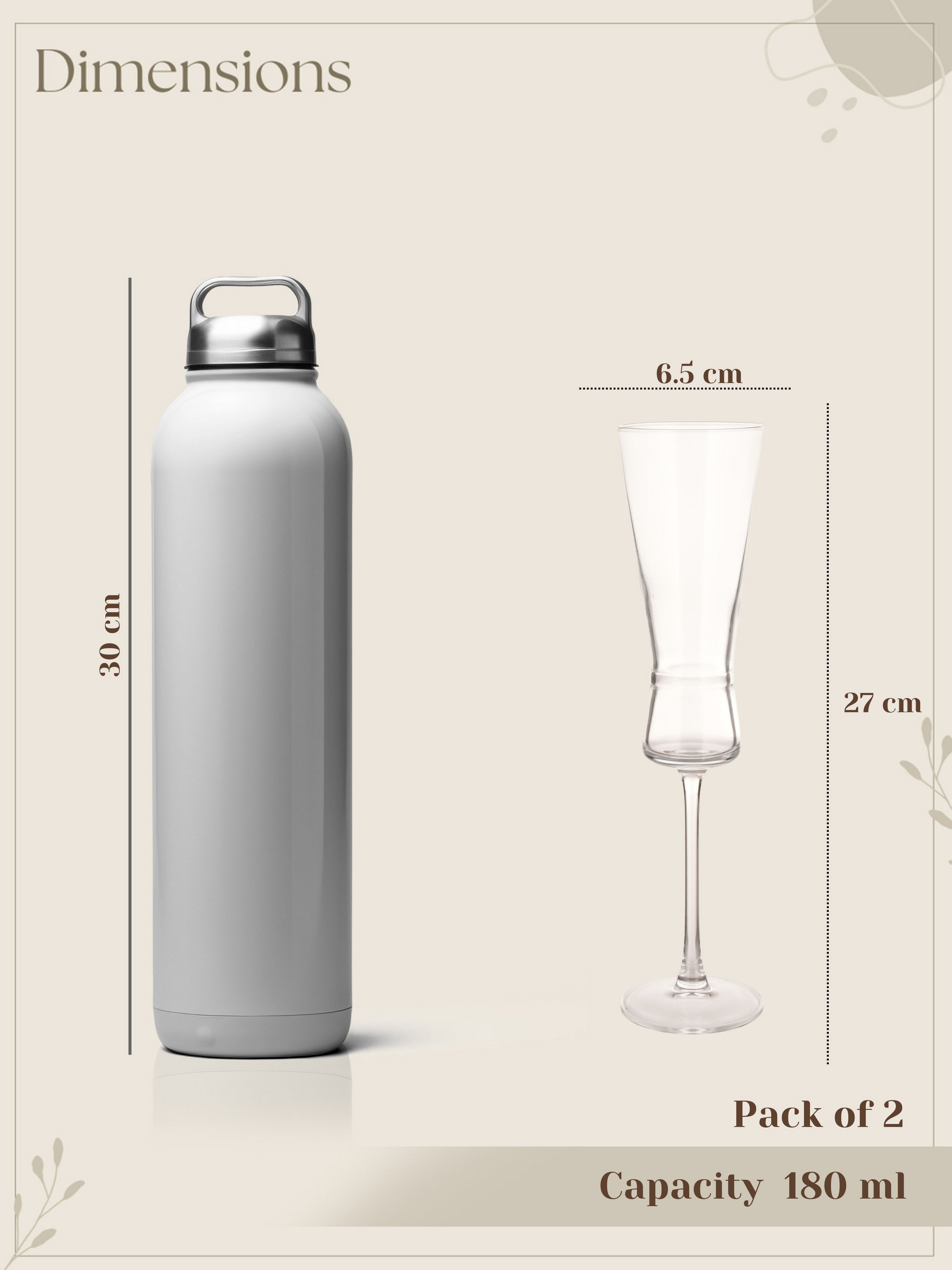Aurora Ring Champagne Glass