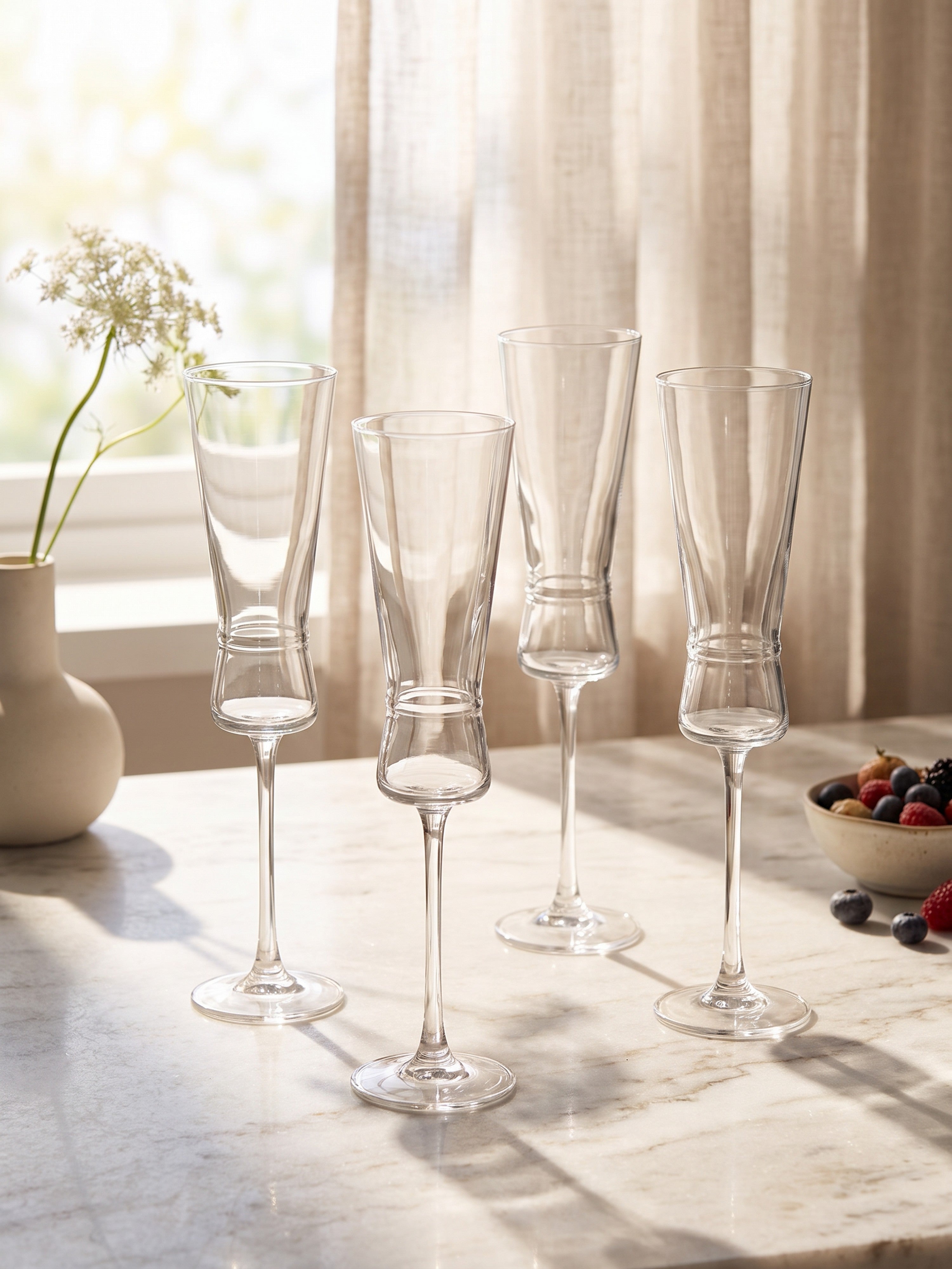 Aurora Ring Champagne Glass