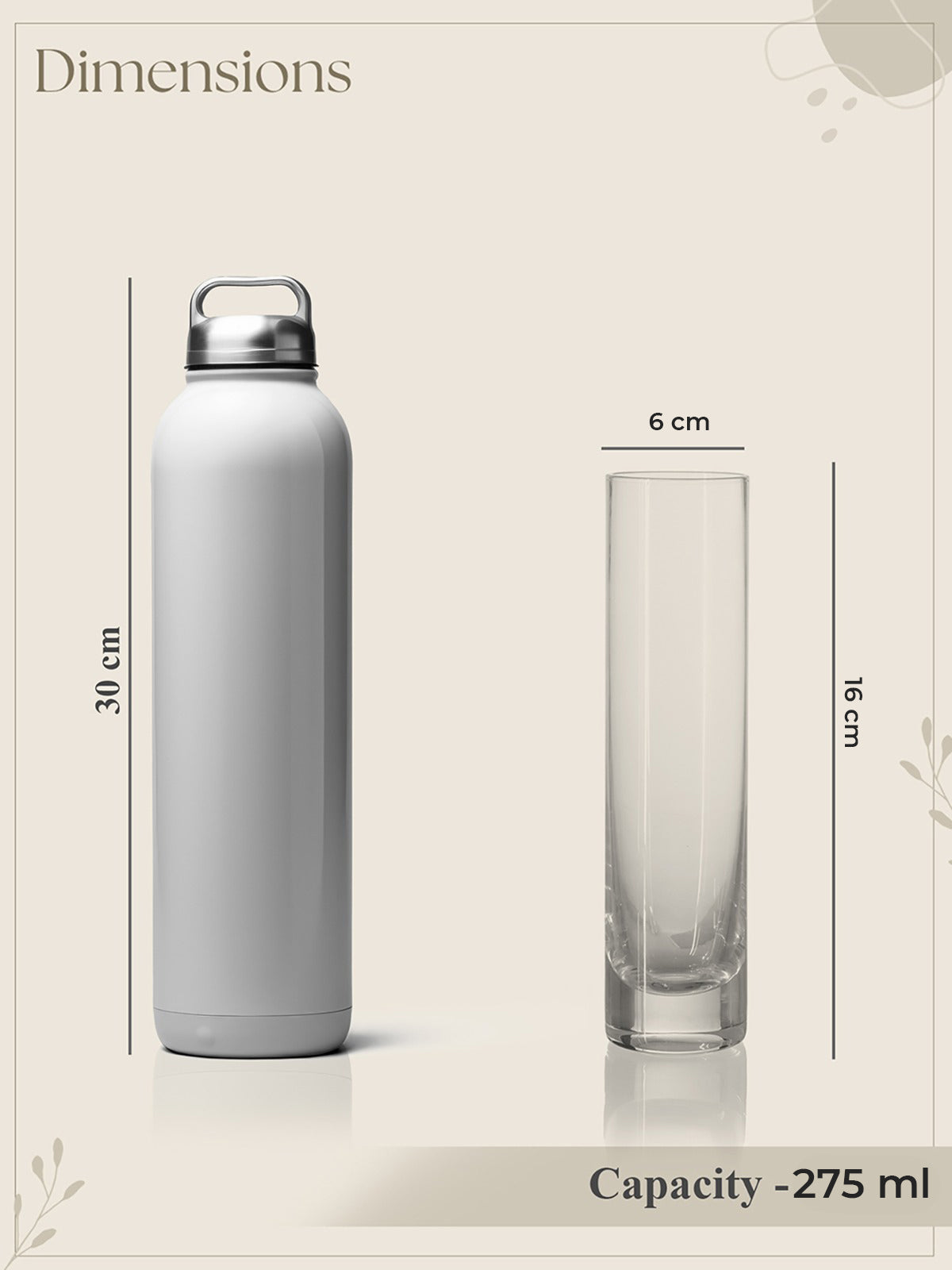 Modern Slim Highball Glass -Pack of 6