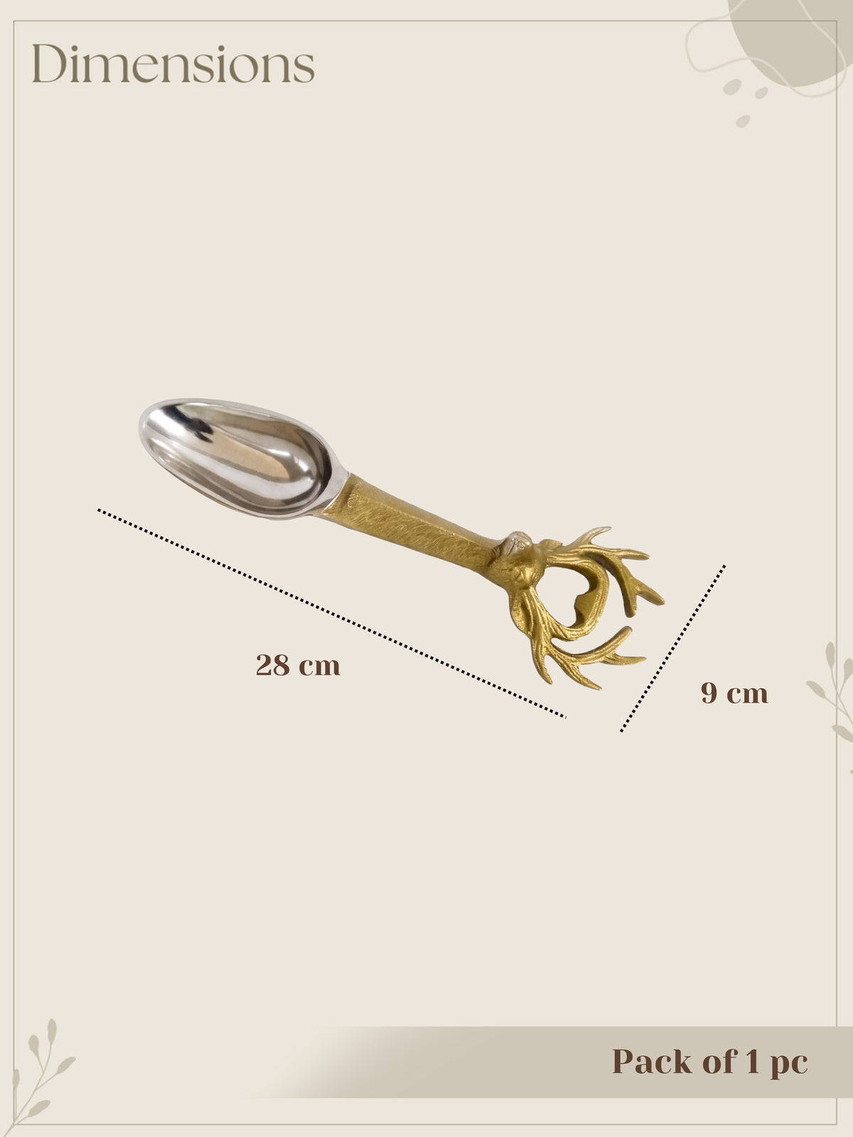Deer Silhouette Ice Scooper/Opener