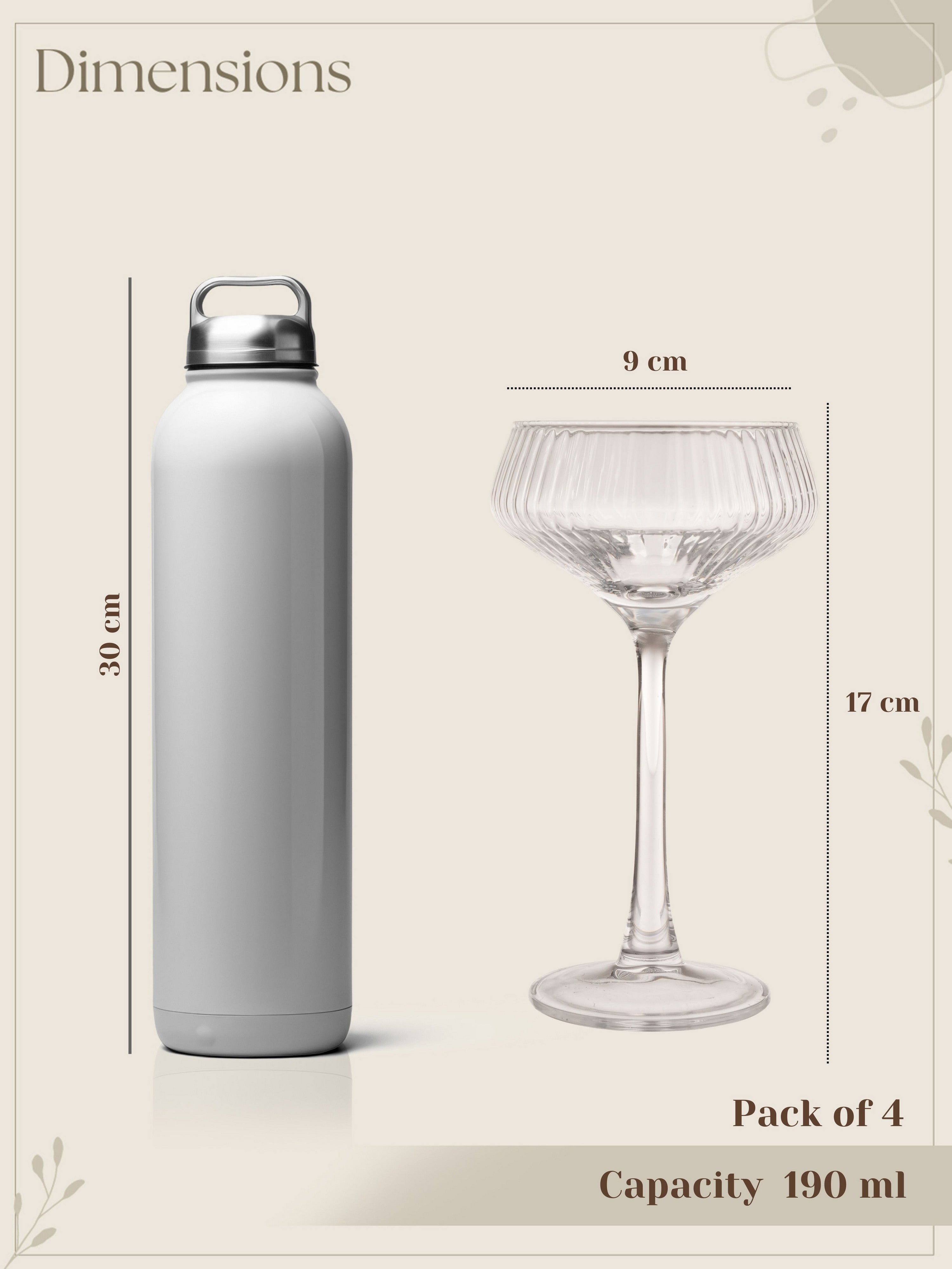 Contour Martini Glass (Pack of 4)