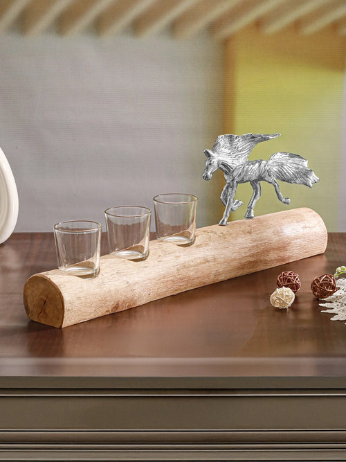 Stallion Sips Shot Glasses with a Stand