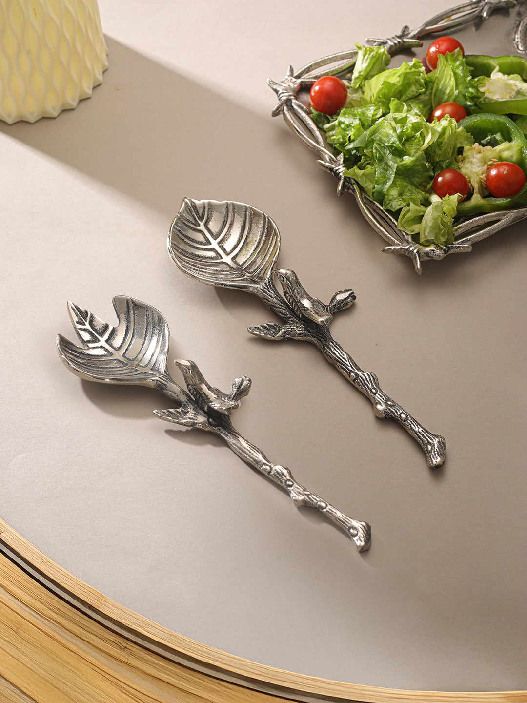 LeafShine Salad Server, Set of 2