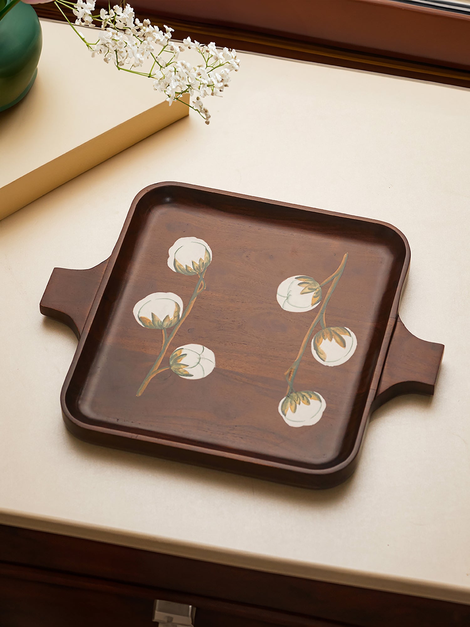 Natural Elegance Mango Wood Tray