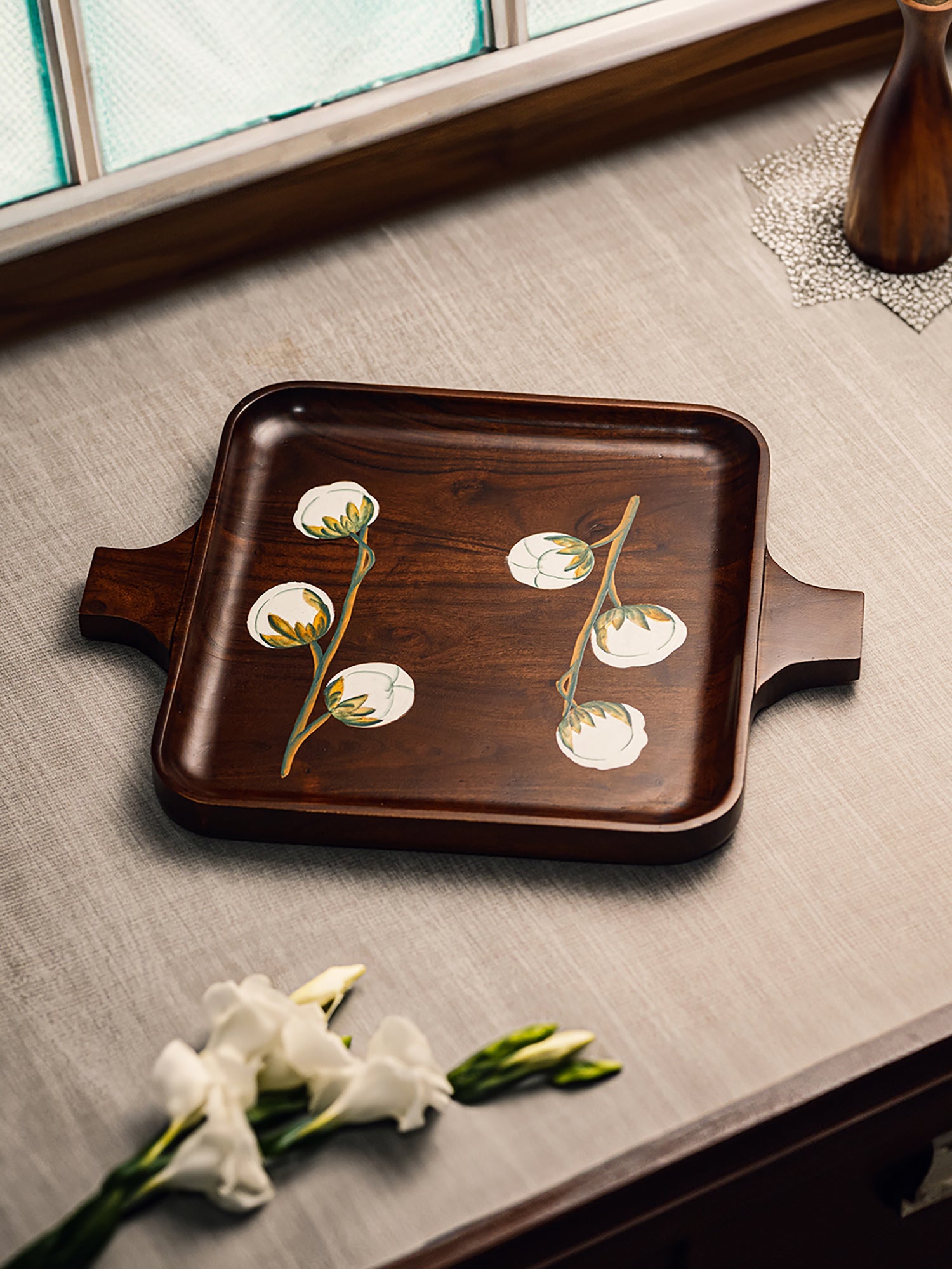 Natural Elegance Mango Wood Tray