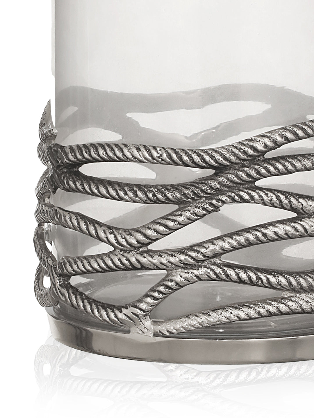 Rope Twist Covered Jar