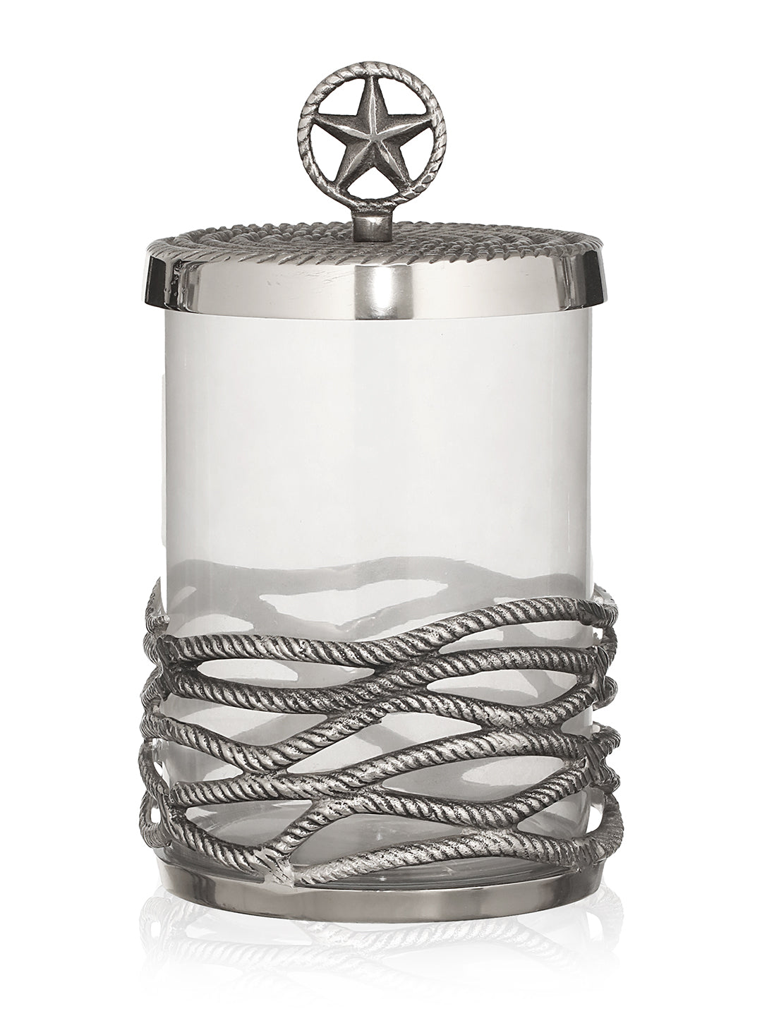 Rope Twist Covered Jar