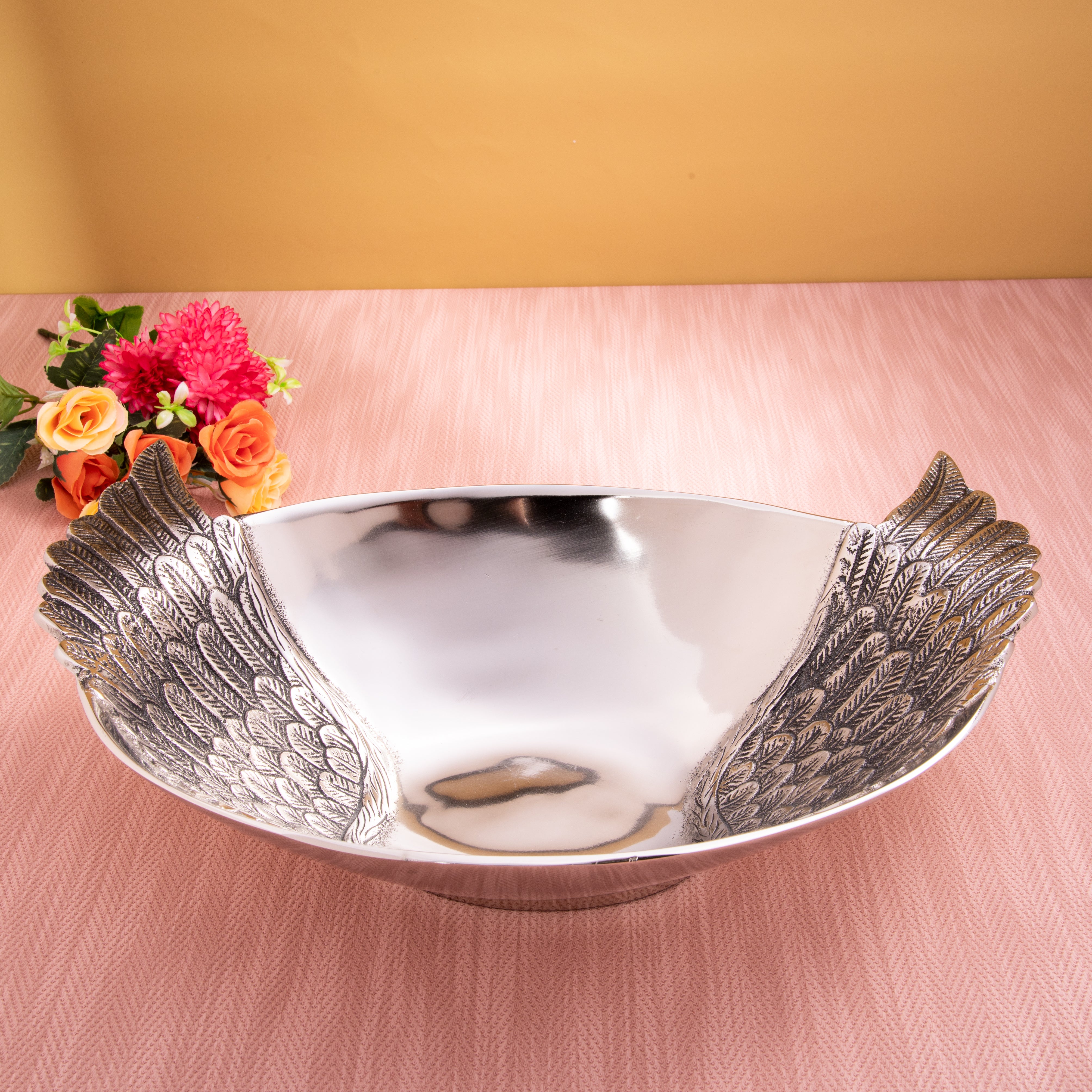 Winged Grace Oval Serving Bowl