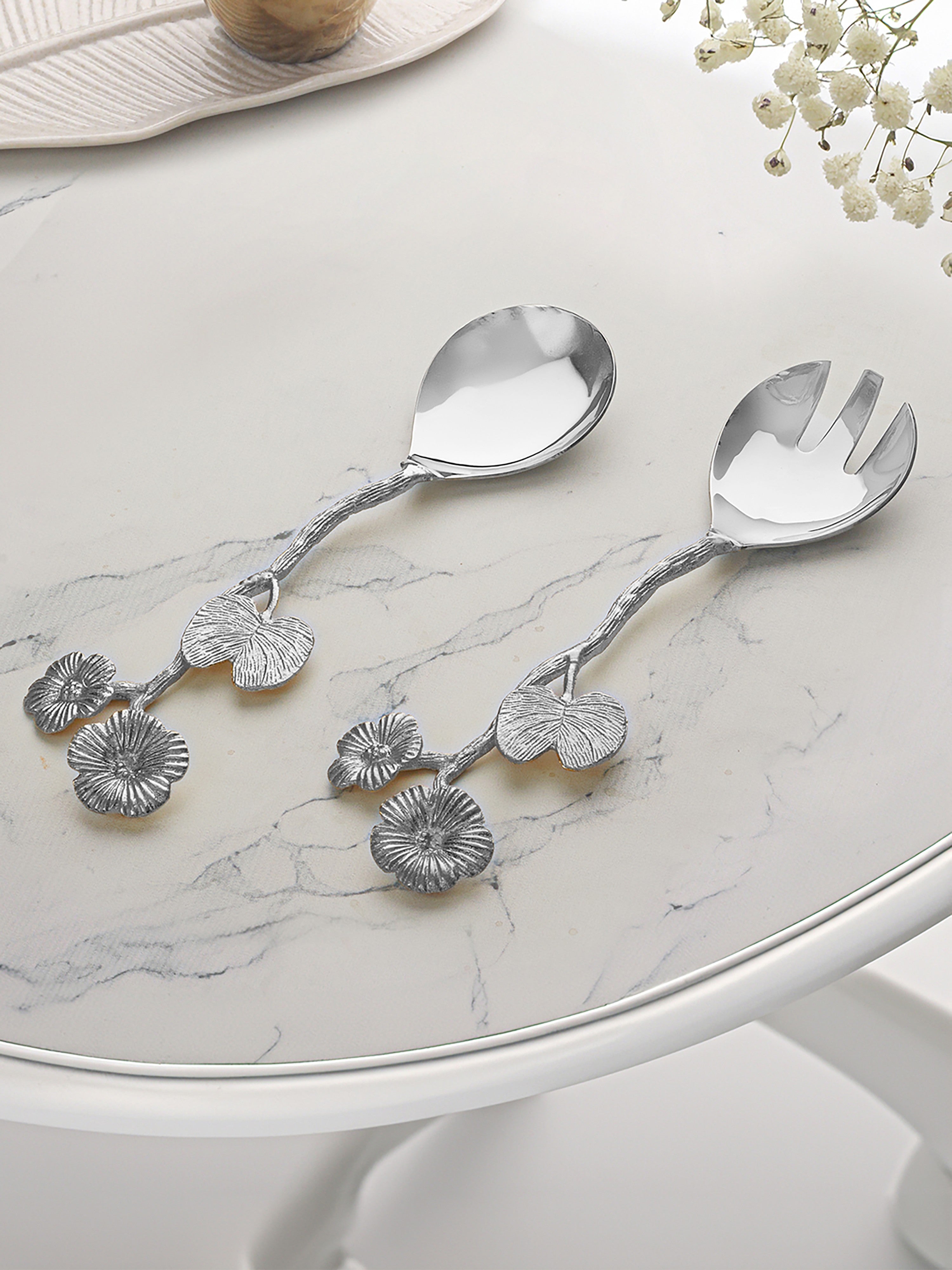 Blooming Breeze Salad Set (Silver)