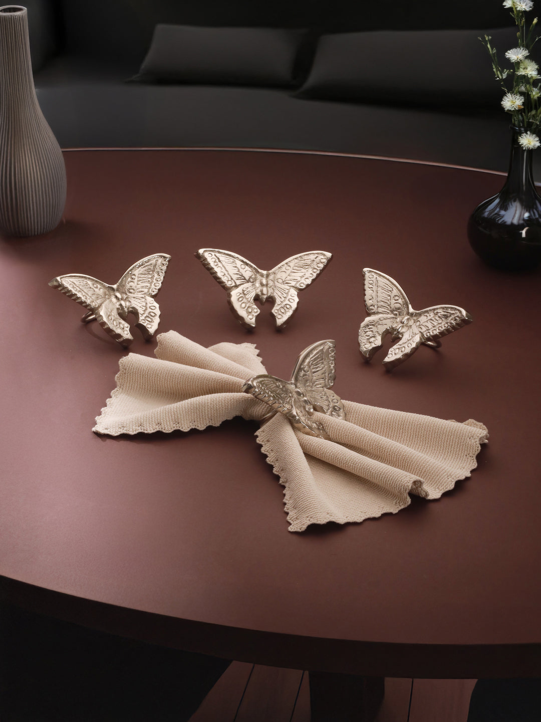 FlitterFold Napkin Rings Pack of 4