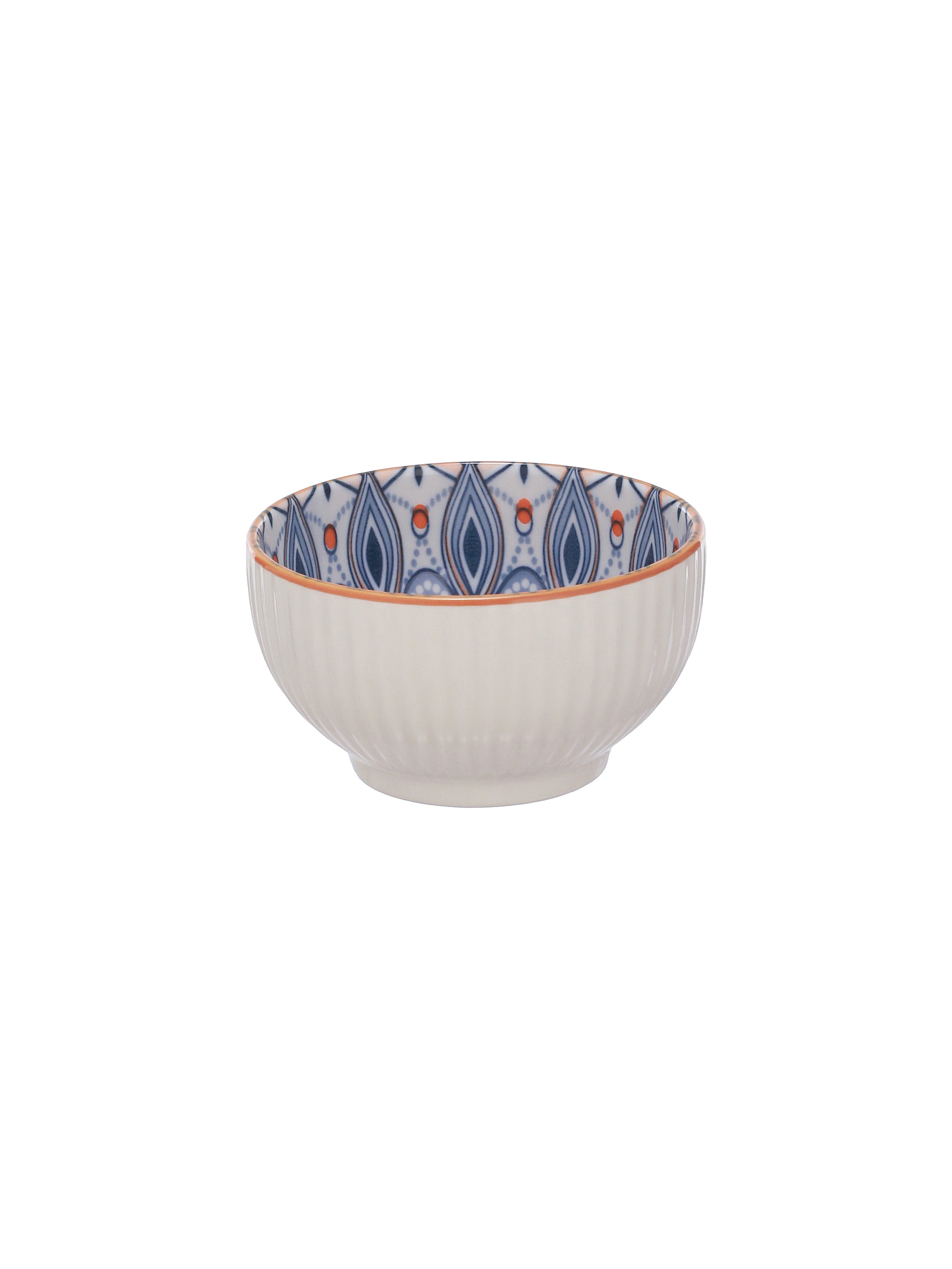 Boho Bloom Fine Porcelain Snack Bowls-Pack of 4