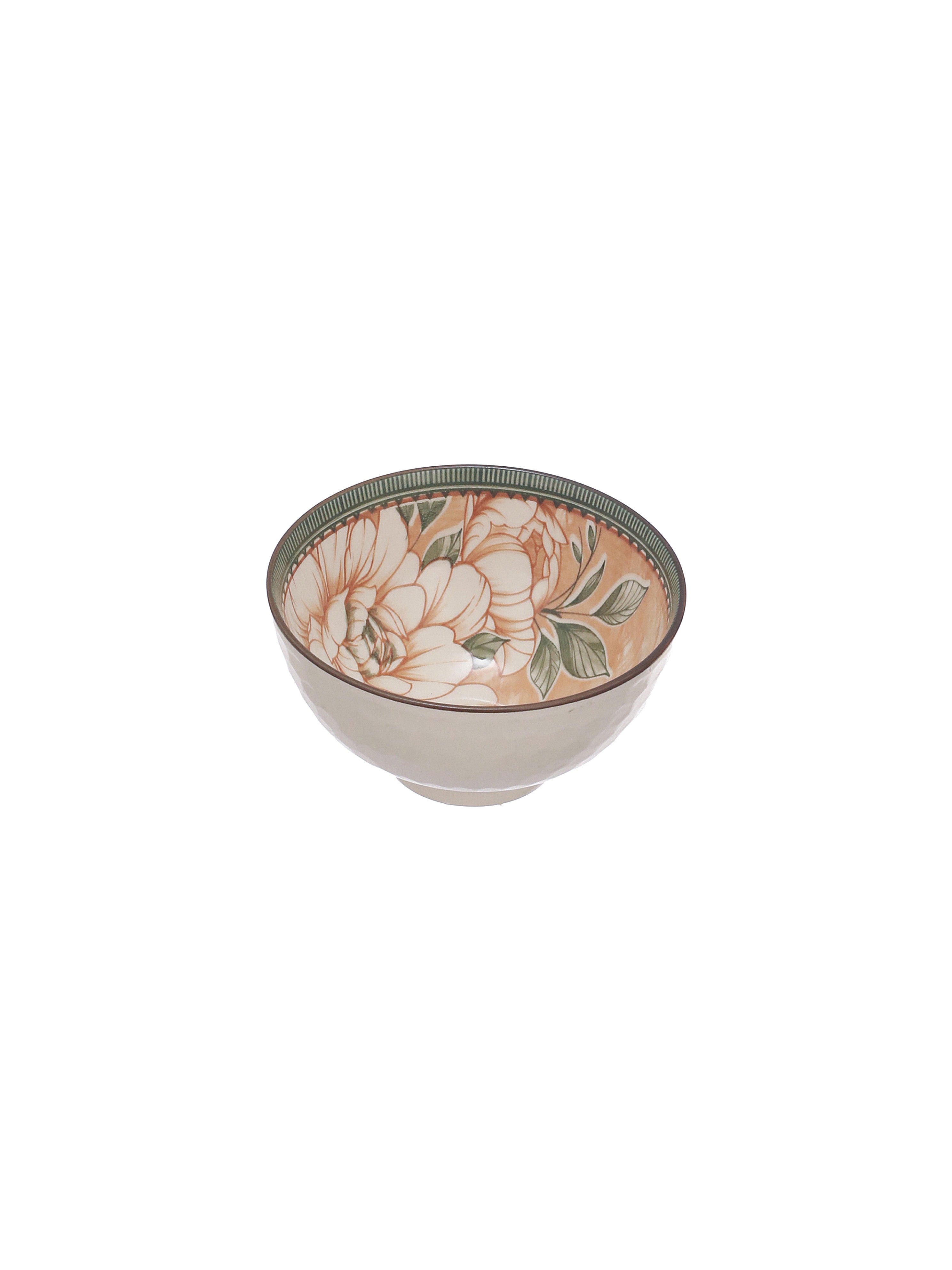 Pastel Petal Fine Porcelain Snack Bowls-Pack of 4