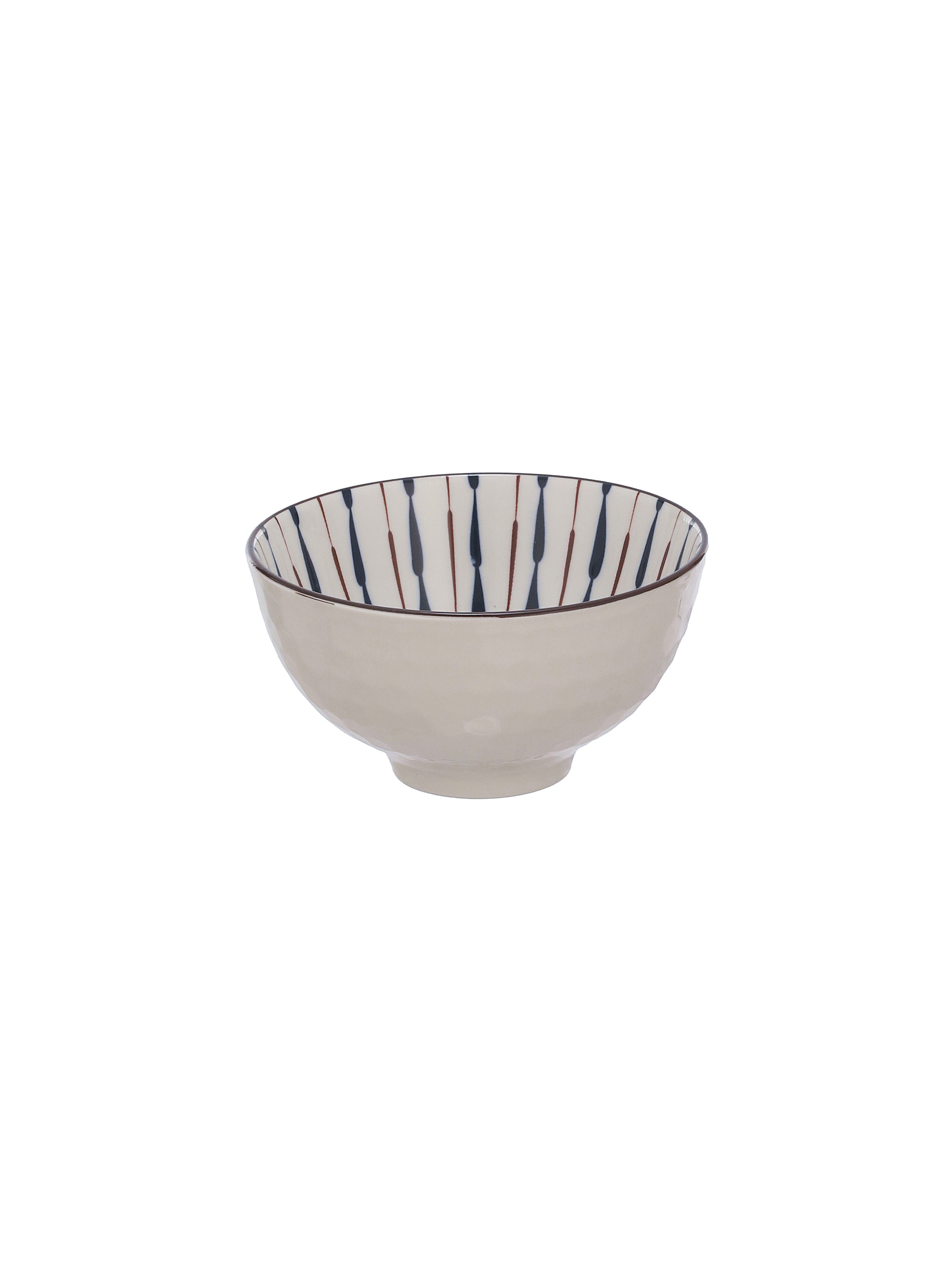 Indigo Drift Fine Porcelain Snack Bowls-Pack of 4