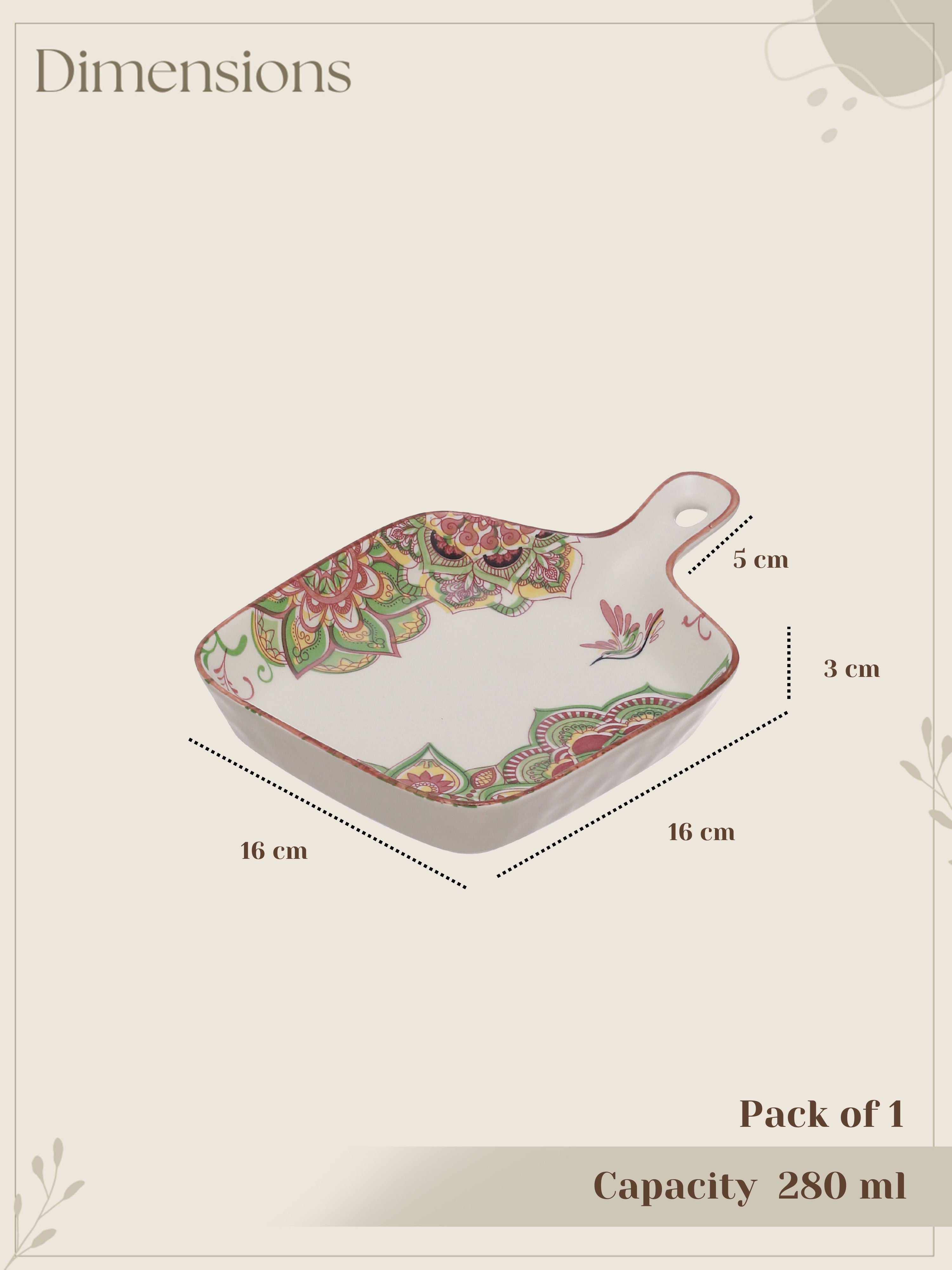 FloraGrip Fine Porcelain Platter