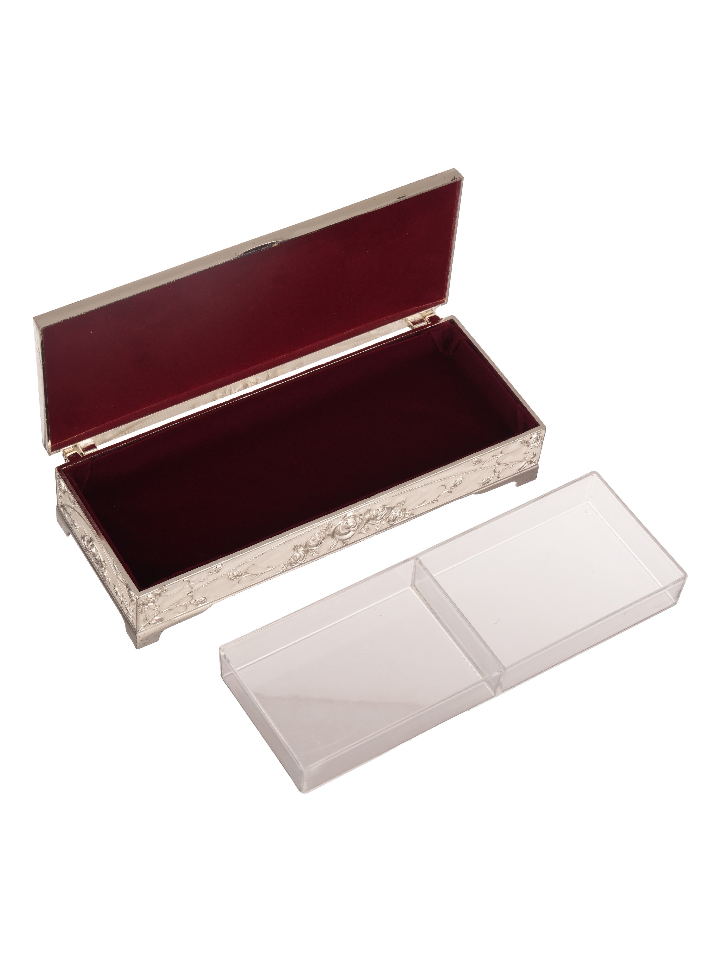 Peacock Royale Dry Fruit Box-White