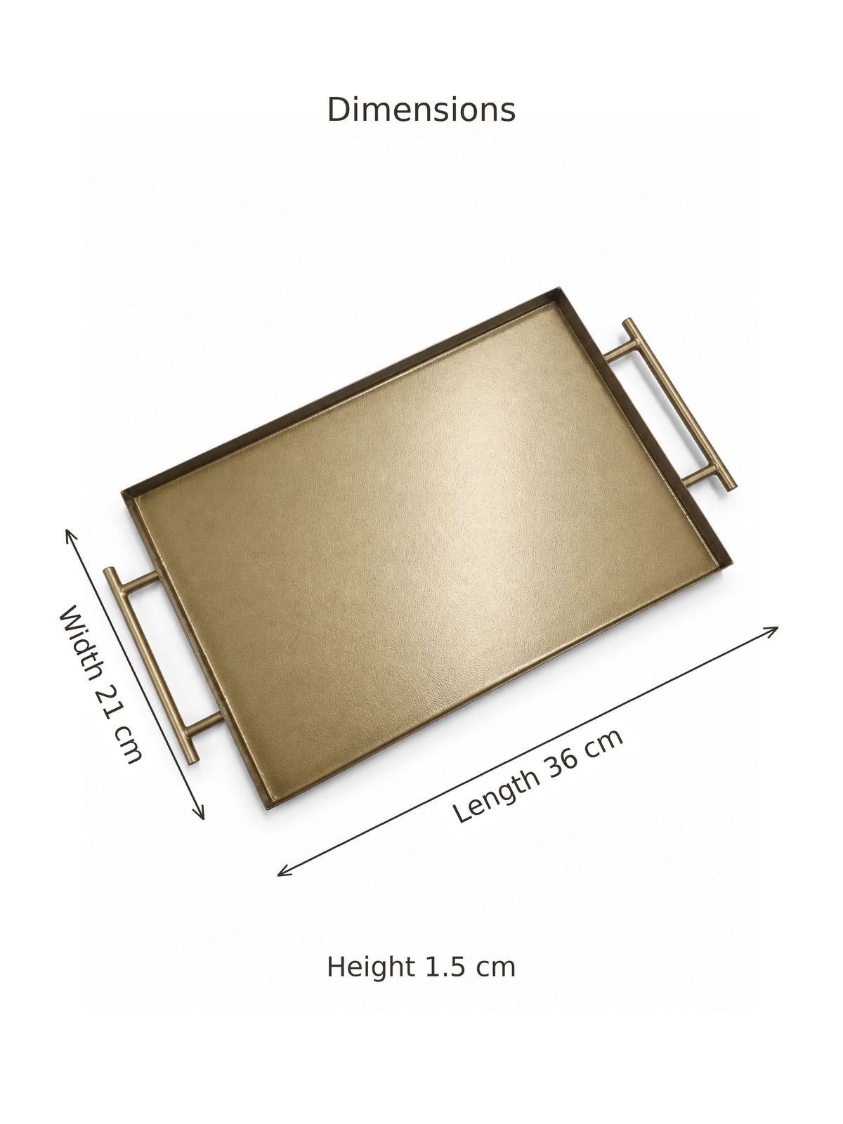 Golden Aura Serving Tray