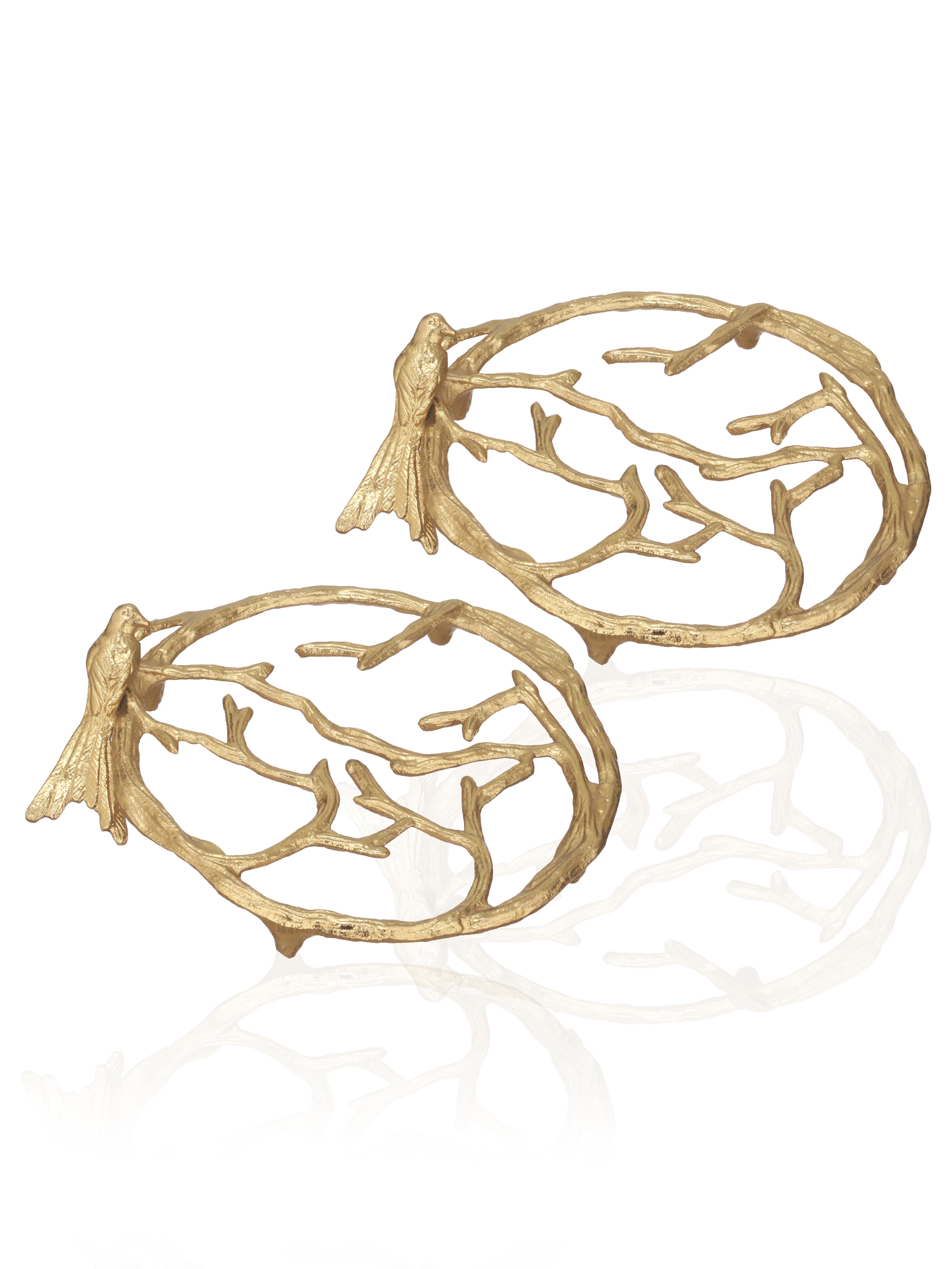 Flight Of Gold Trivet-Gold (Pack of 2)