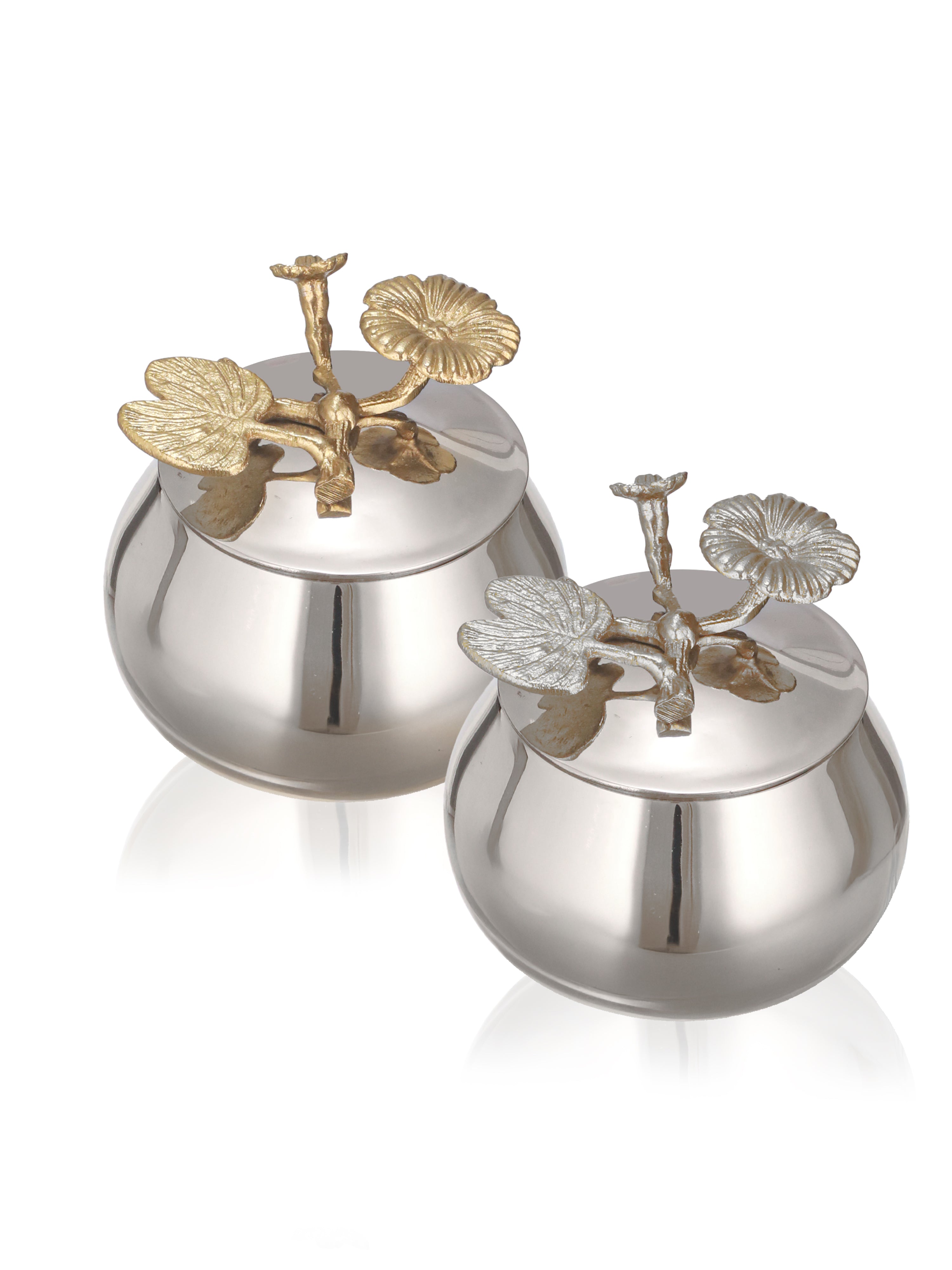 Aura Canisters -Silver & Gold (Pack of 2)