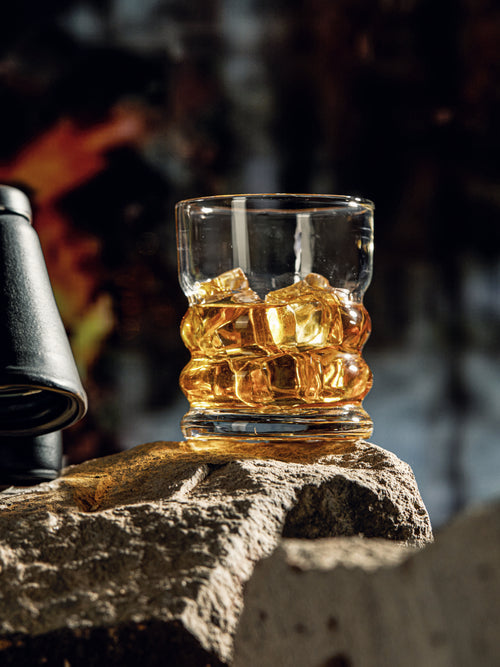 RINGS OF POWER WHISKEY GLASS - CRAFTED IN EUROPE
