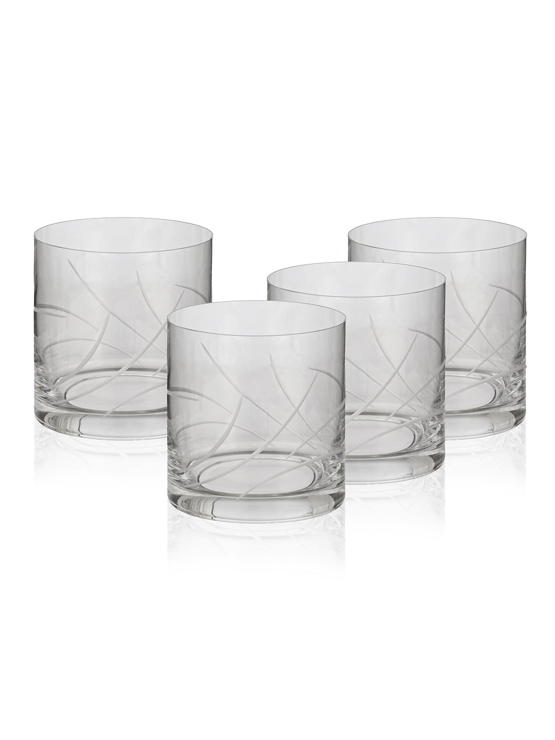 Abstract Gleam Whiskey Glass (Pack Of 6)