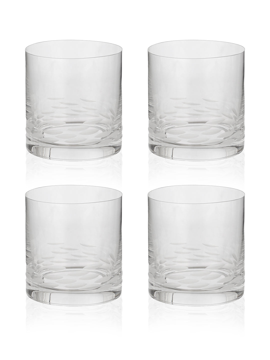 Cutwork Enigma Whiskey Glass (Pack Of 6)