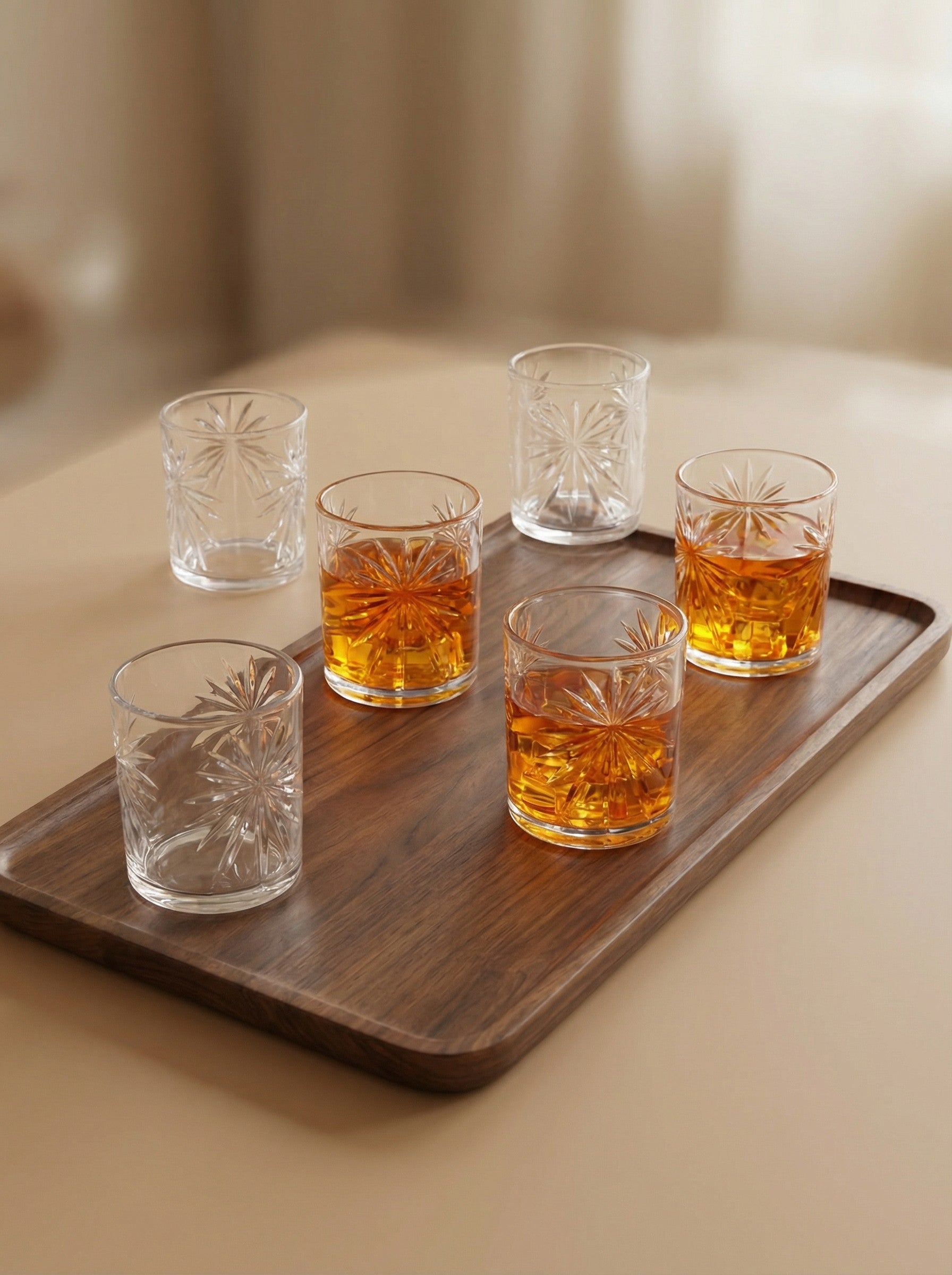 The Starlight Cut Whiskey Glass (Pack of 6)