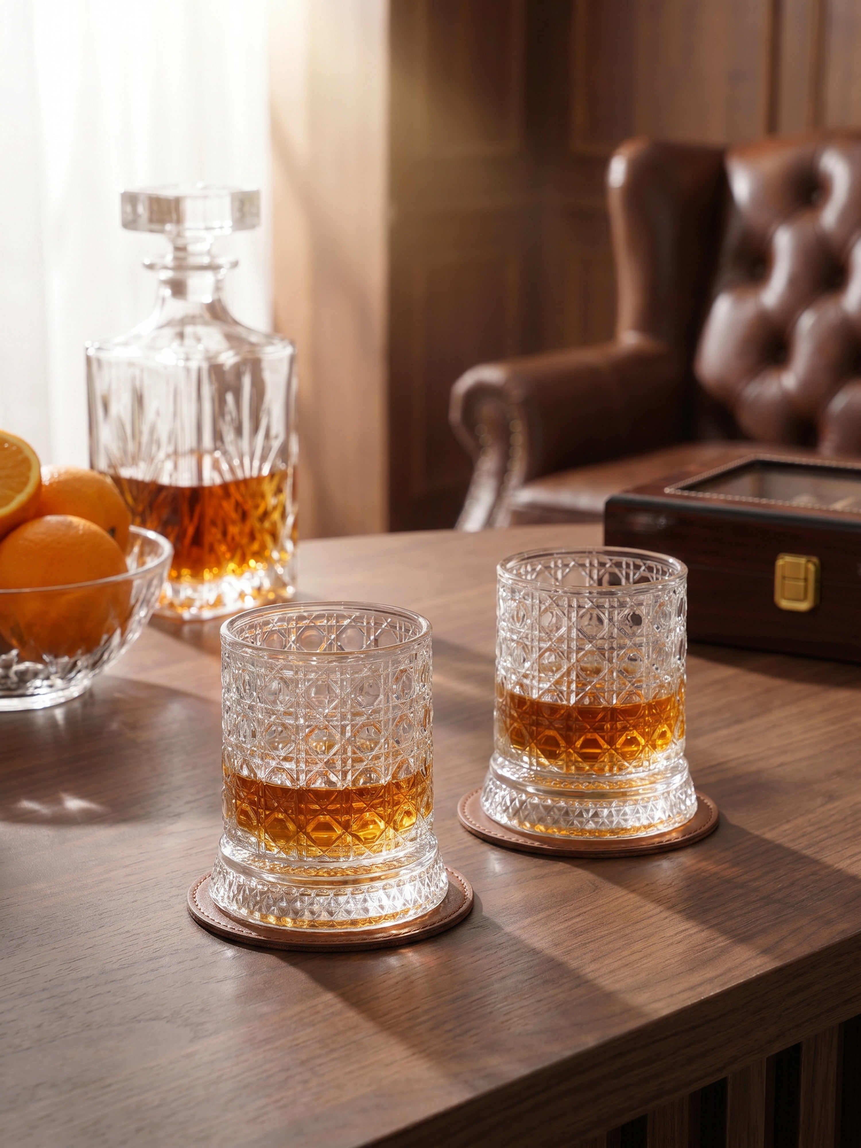 Infinity Spin Whiskey Tumbler