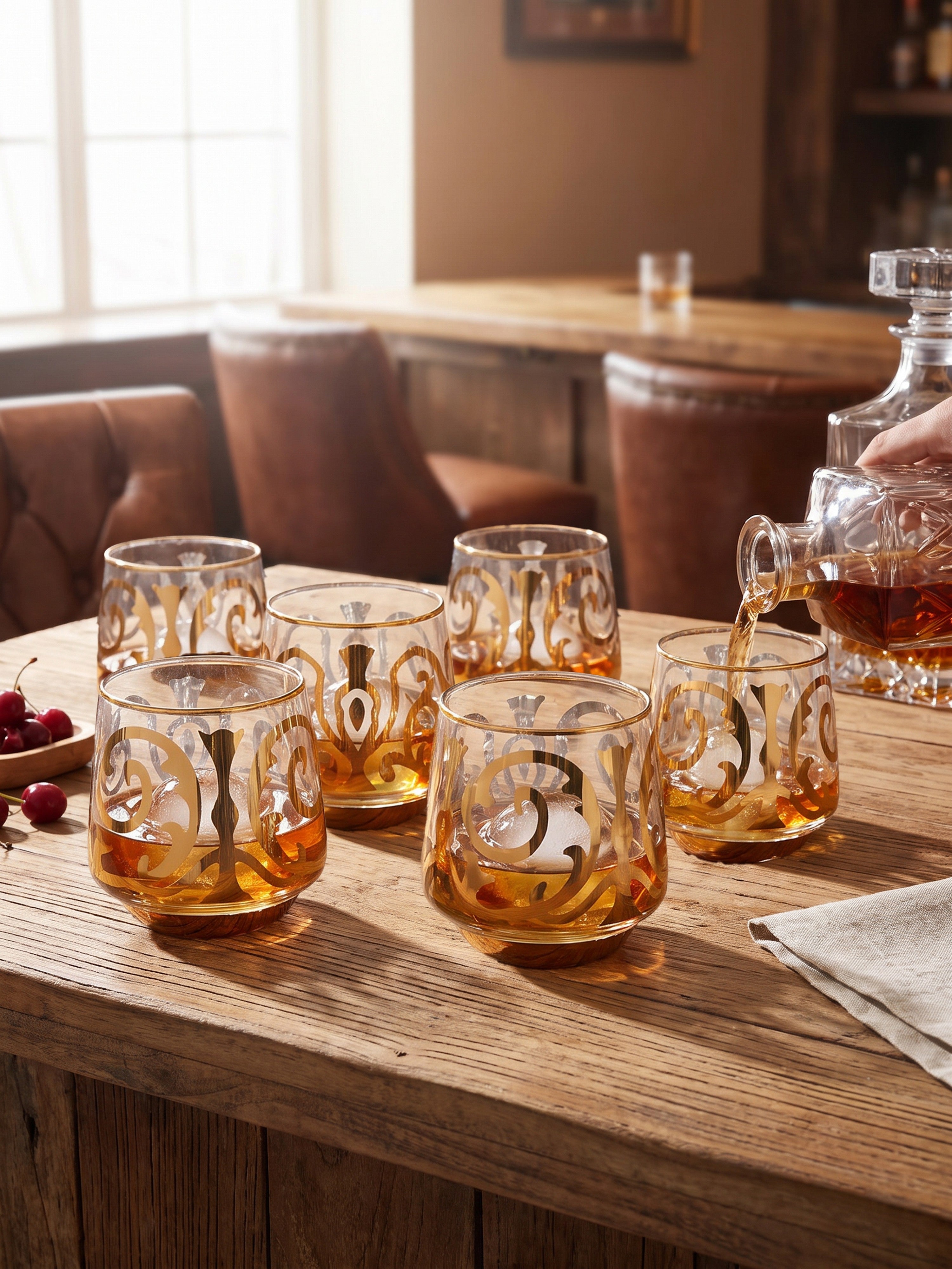 Golden Scroll Tumbler (Pack of 6)