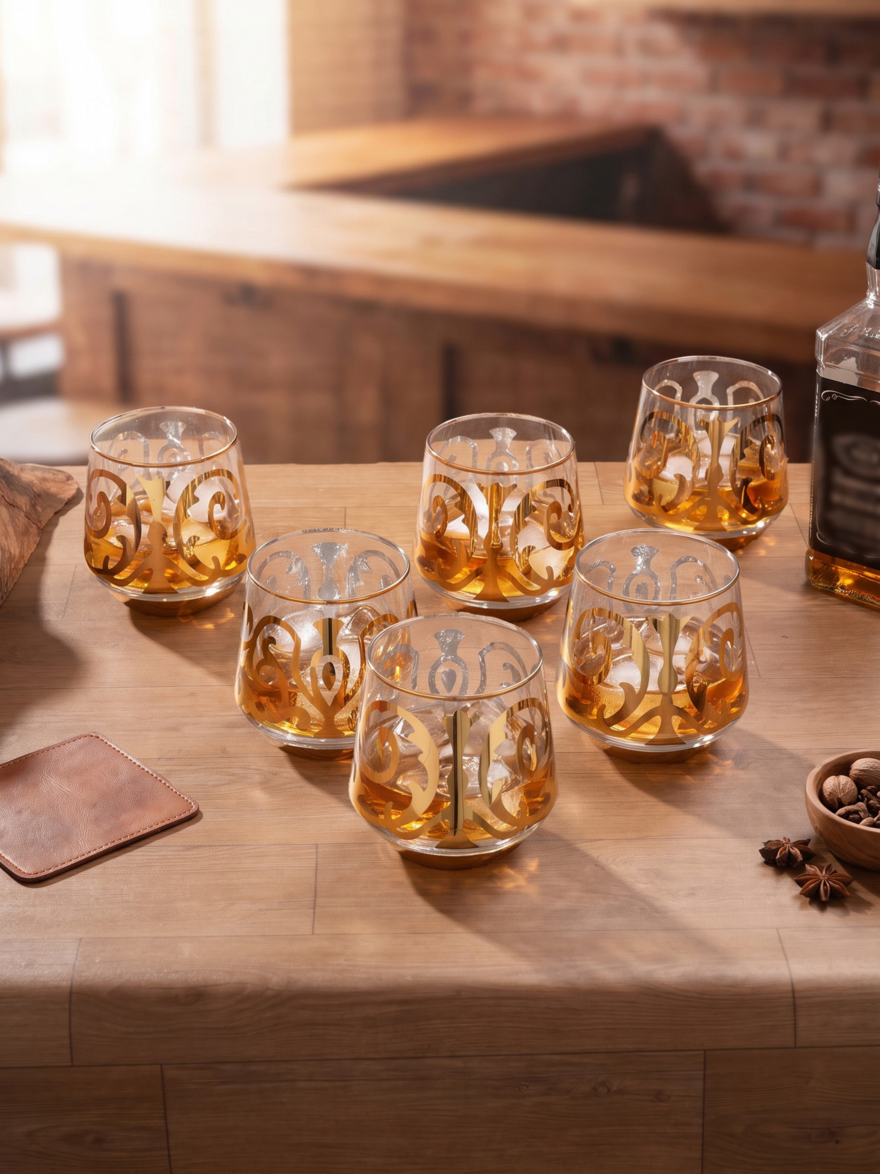 Golden Scroll Tumbler (Pack of 6)