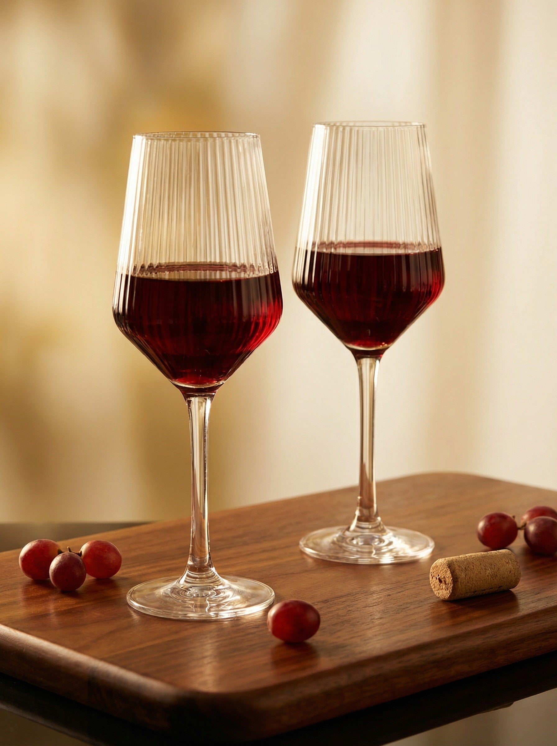 The Fluted Grace Wine Glass