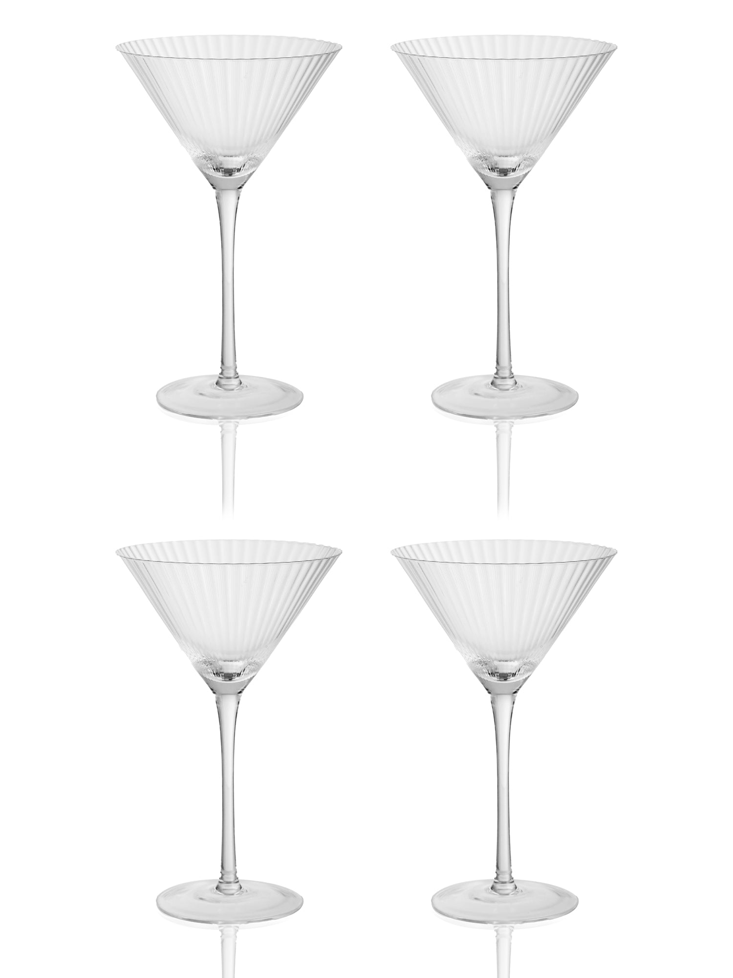 Elegant Martini Glass-German Crystal (Pack Of 4)