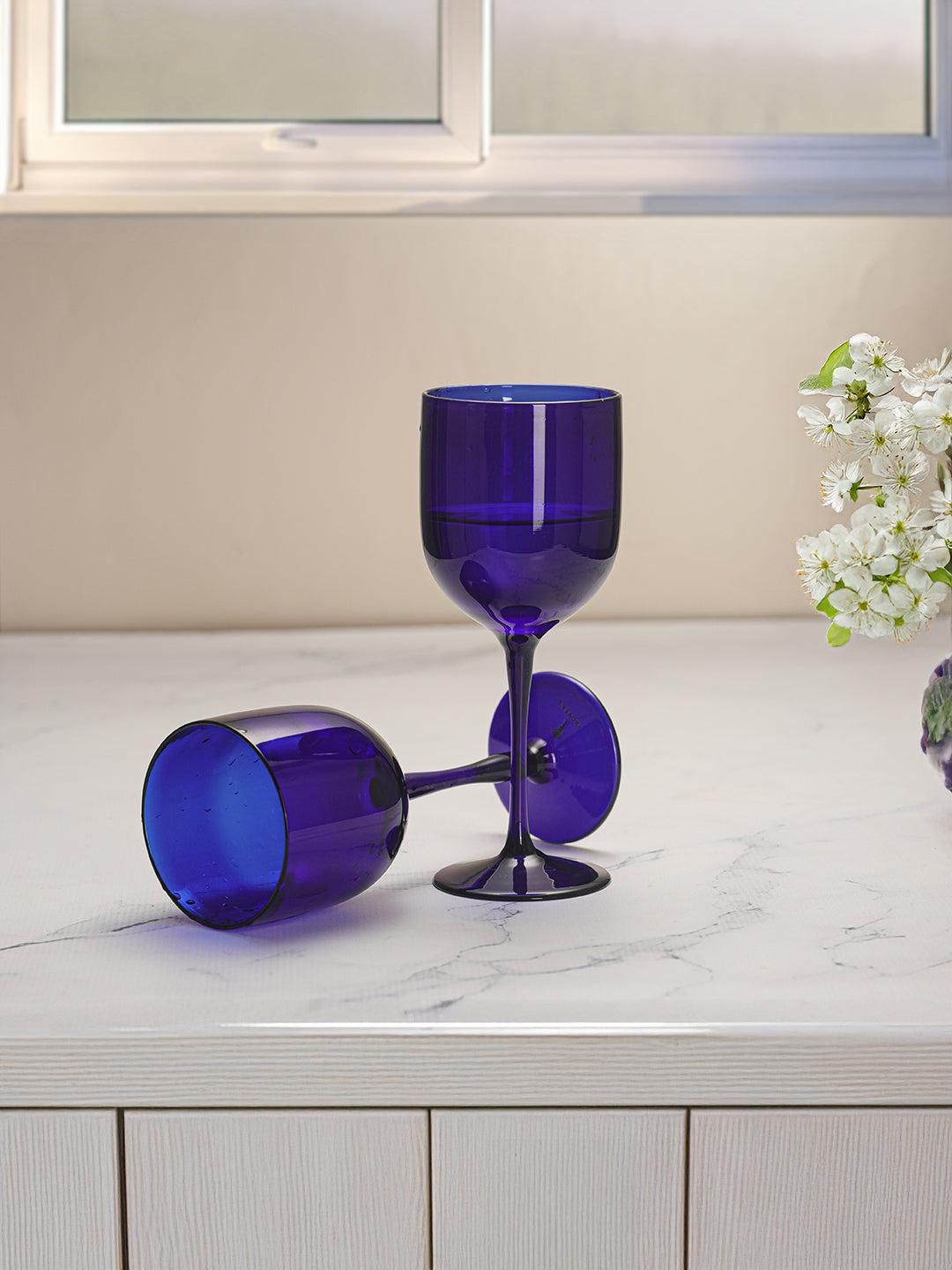 Indigo Delight Wine Glass | Pack of 2