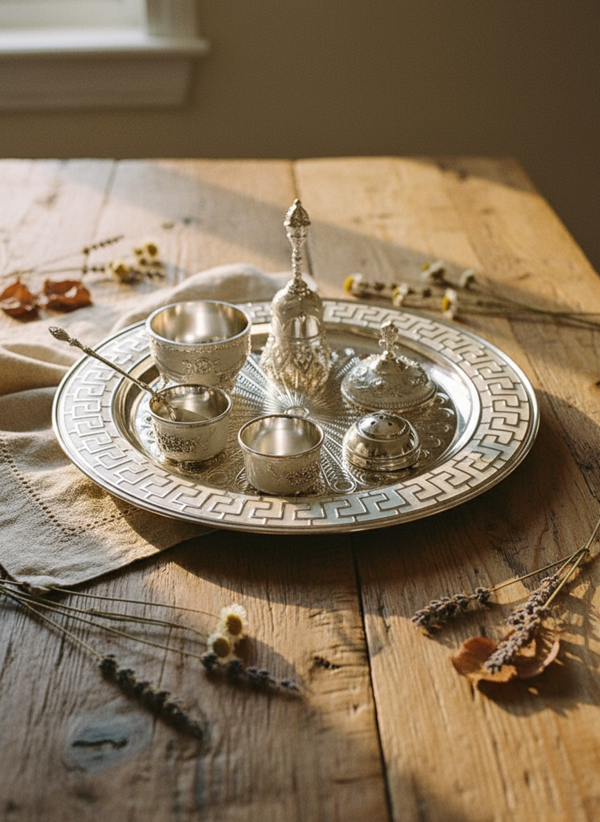 Anantya Enamel Pooja Set