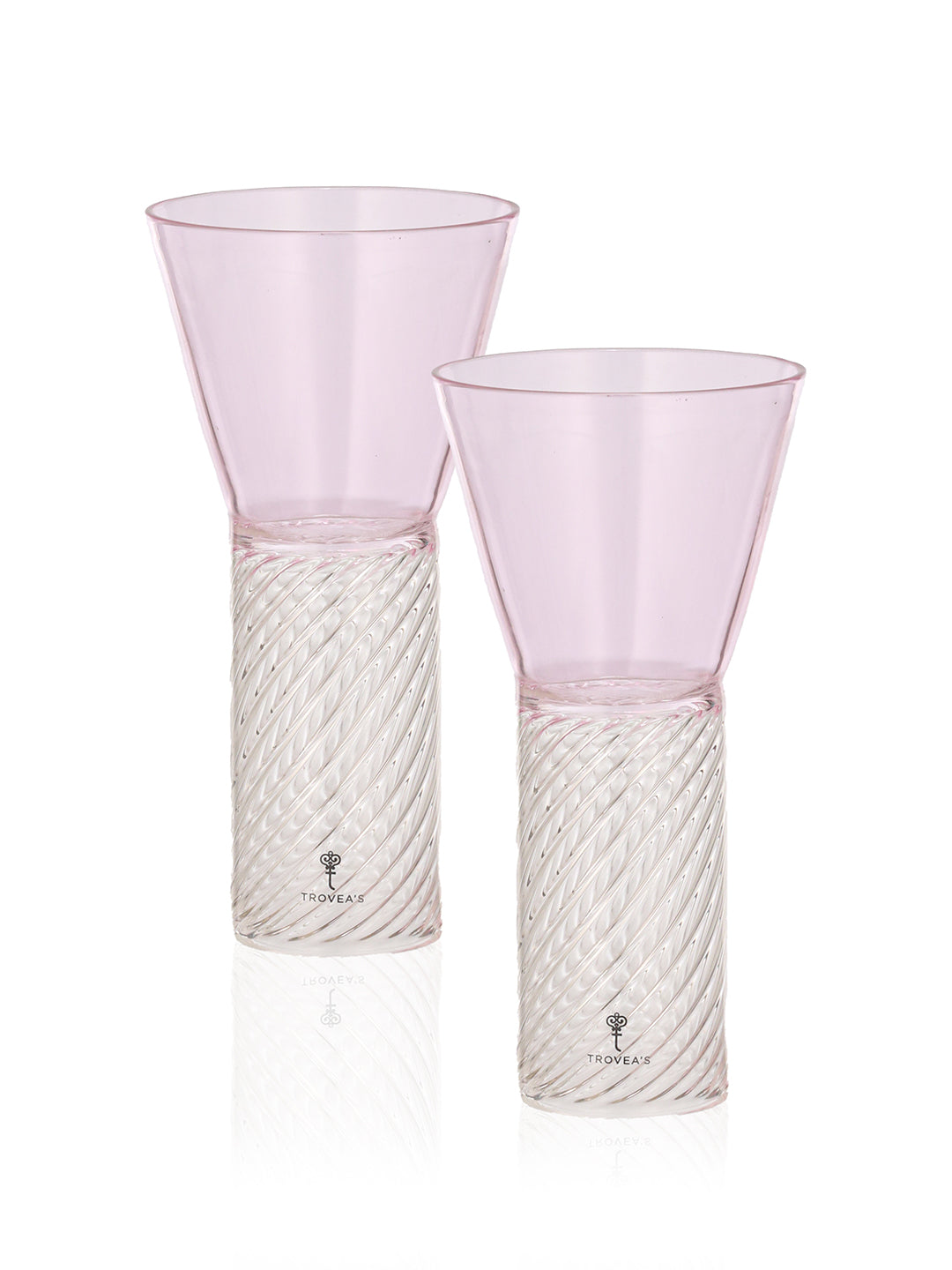 Flamingo Frost Tall Cocktail Glass