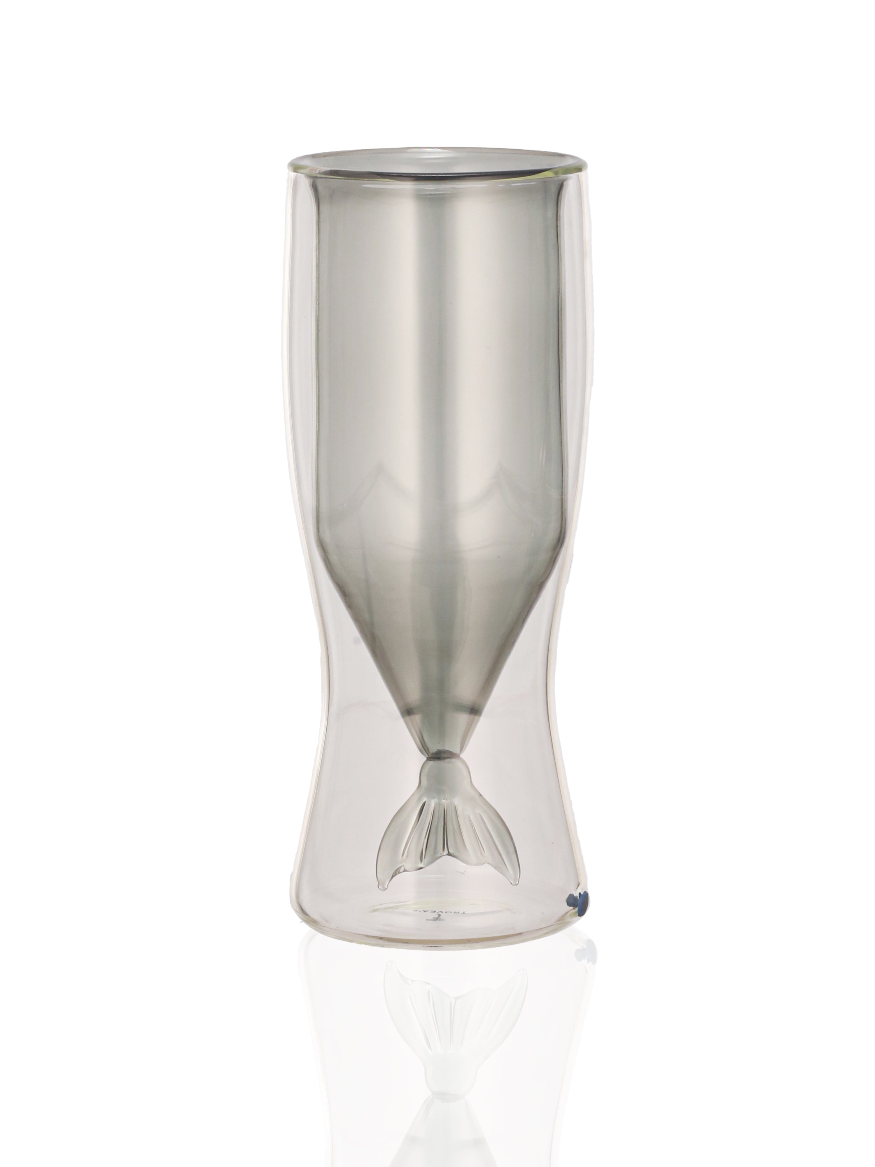 Fish Fin Fusion Double Walled Beer Glass